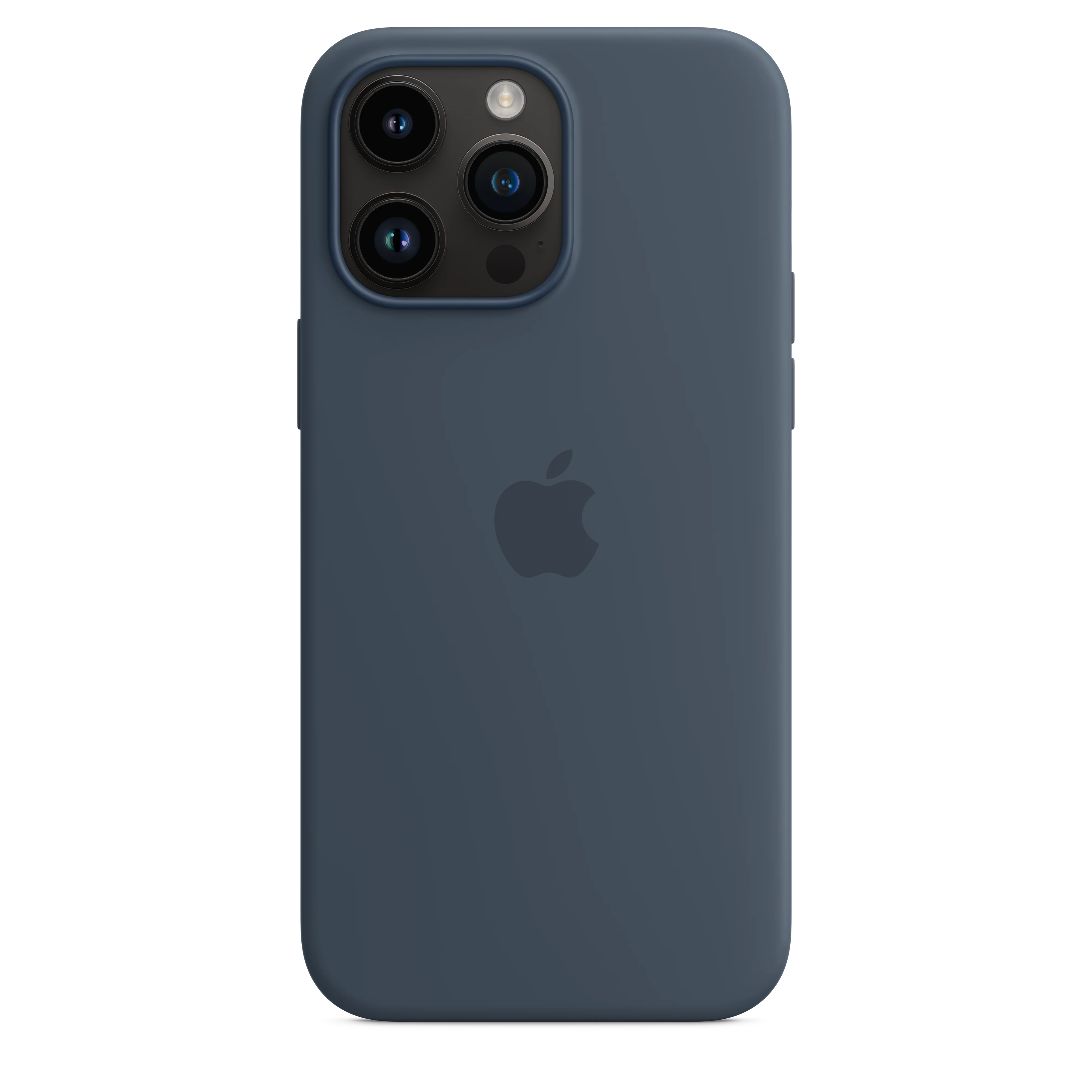iPhone 14 Pro Max Silicone Case with MagSafe - Storm Blue - Image 4