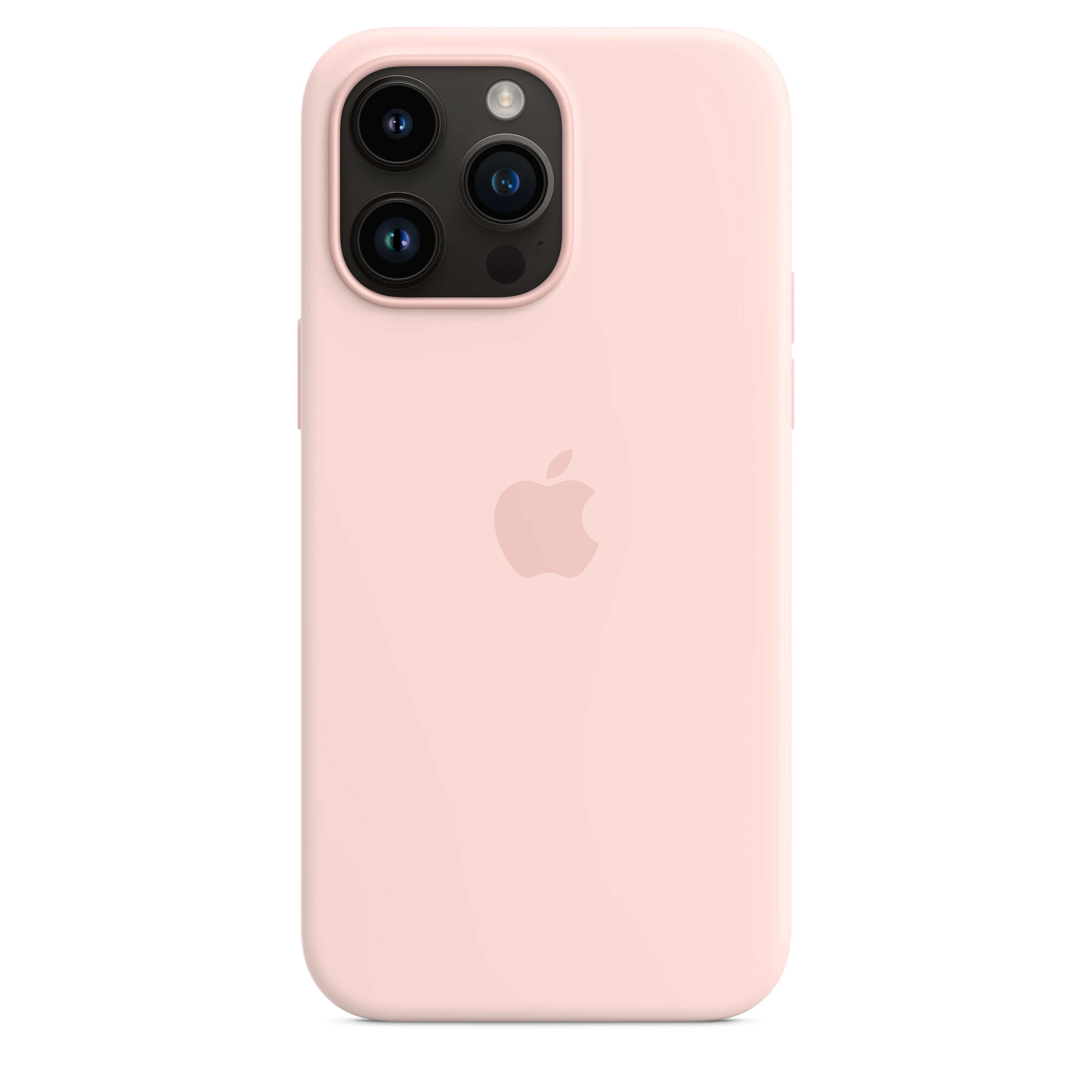 iPhone 14 Pro Max Silicone Case with MagSafe - Chalk Pink - Image 4