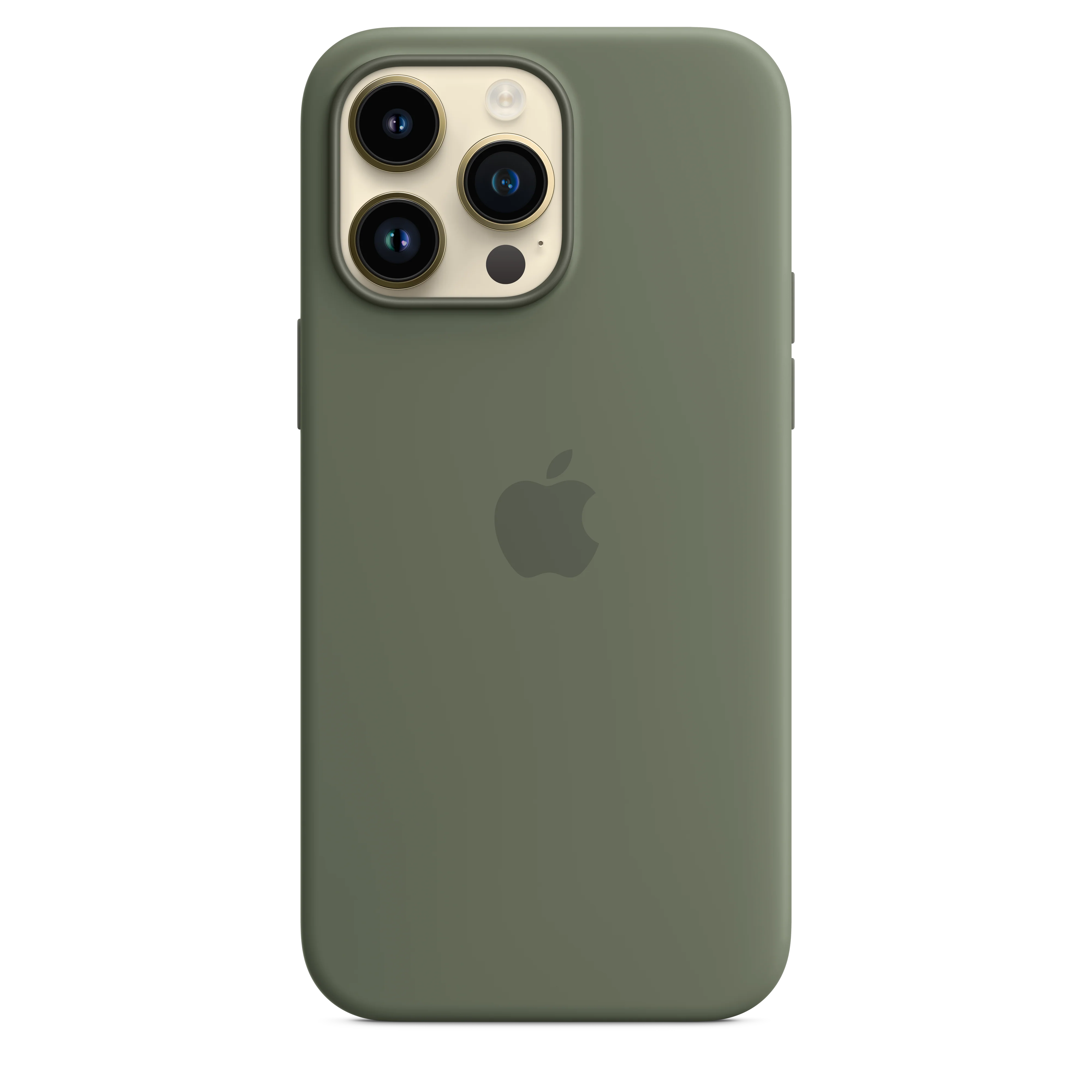iPhone 14 Pro Max Silicone Case with MagSafe - Olive - Image 2