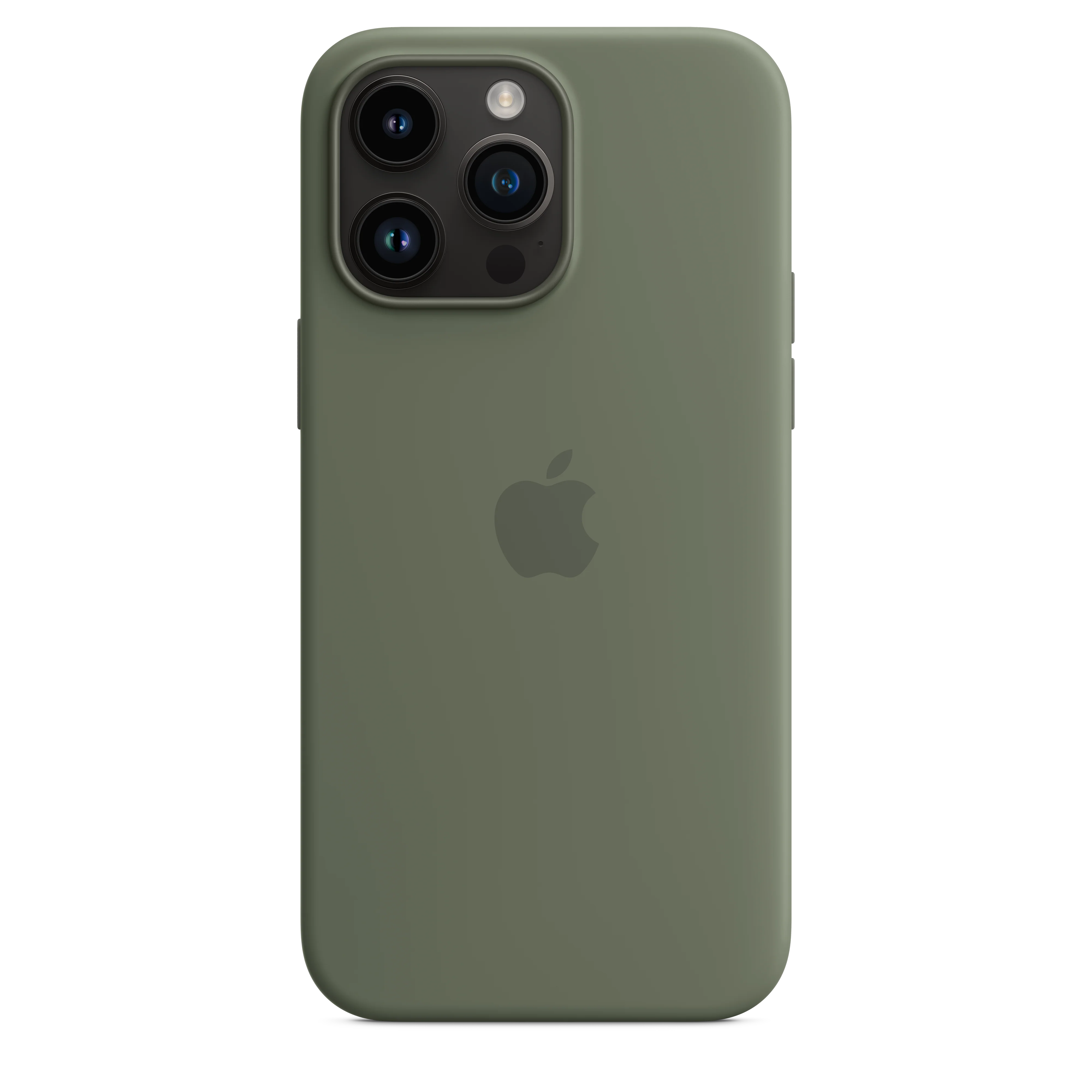 iPhone 14 Pro Max Silicone Case with MagSafe - Olive - Image 4