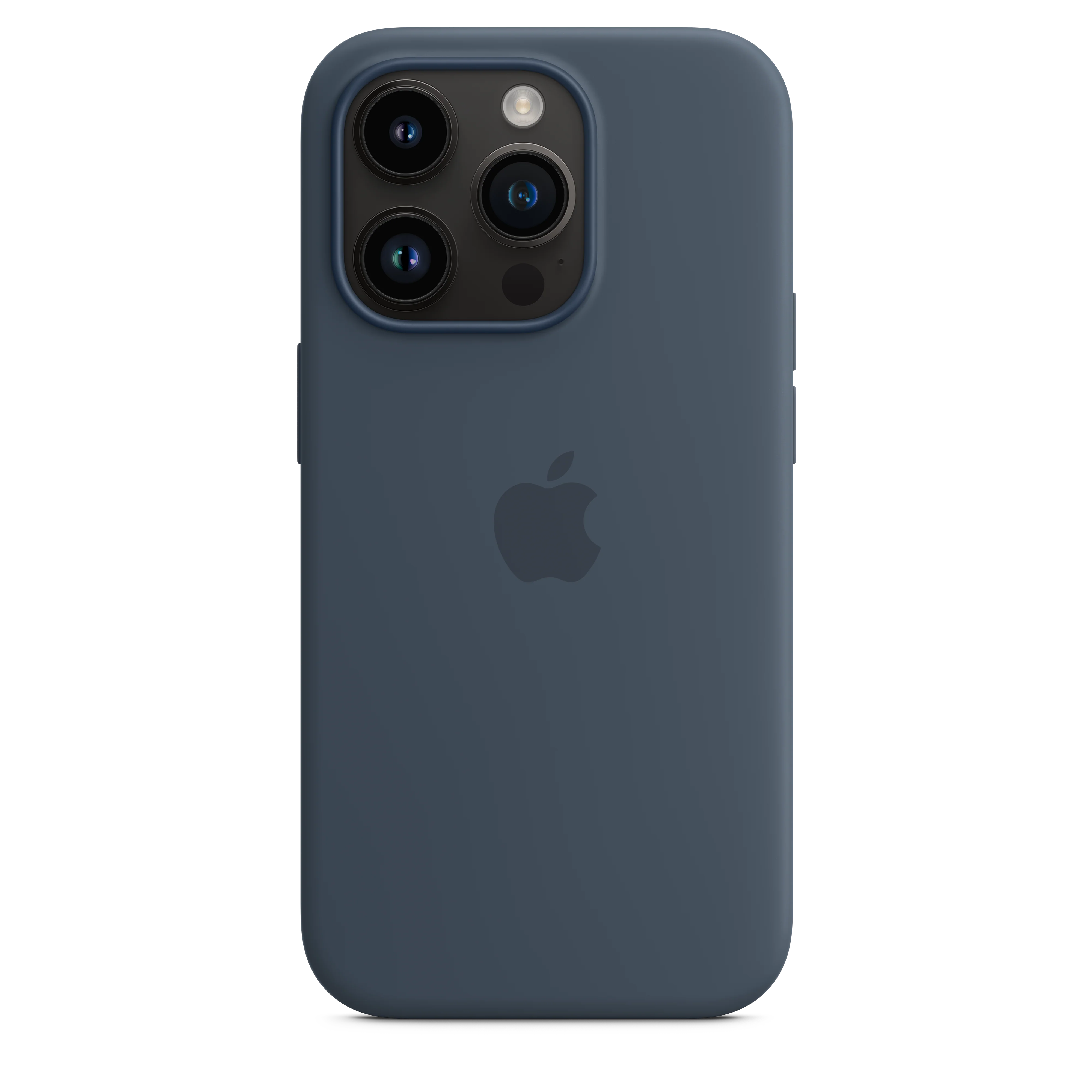 iPhone 14 Pro Silicone Case with MagSafe - Storm Blue - Image 4