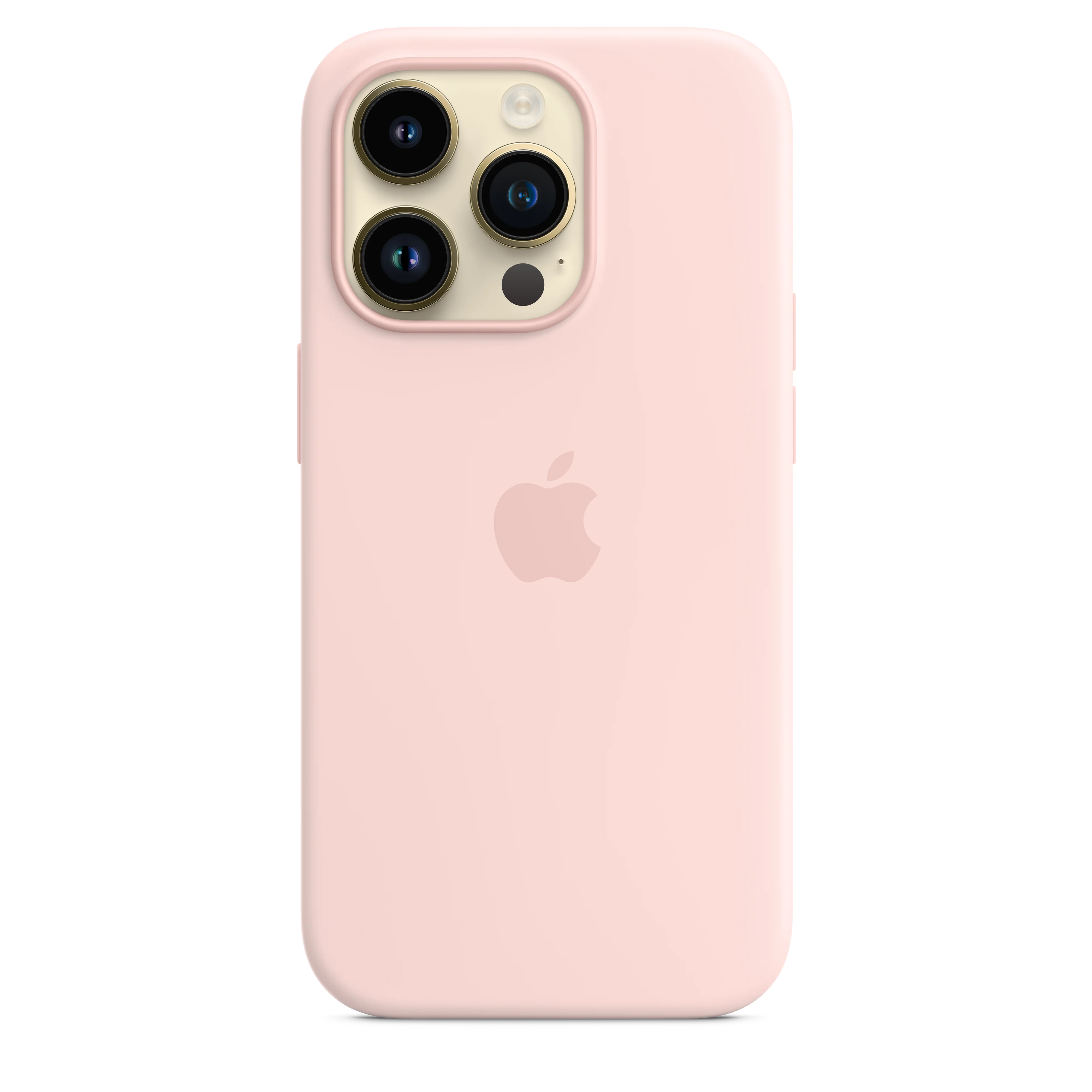 iPhone 14 Pro Silicone Case with MagSafe - Chalk Pink - Image 2