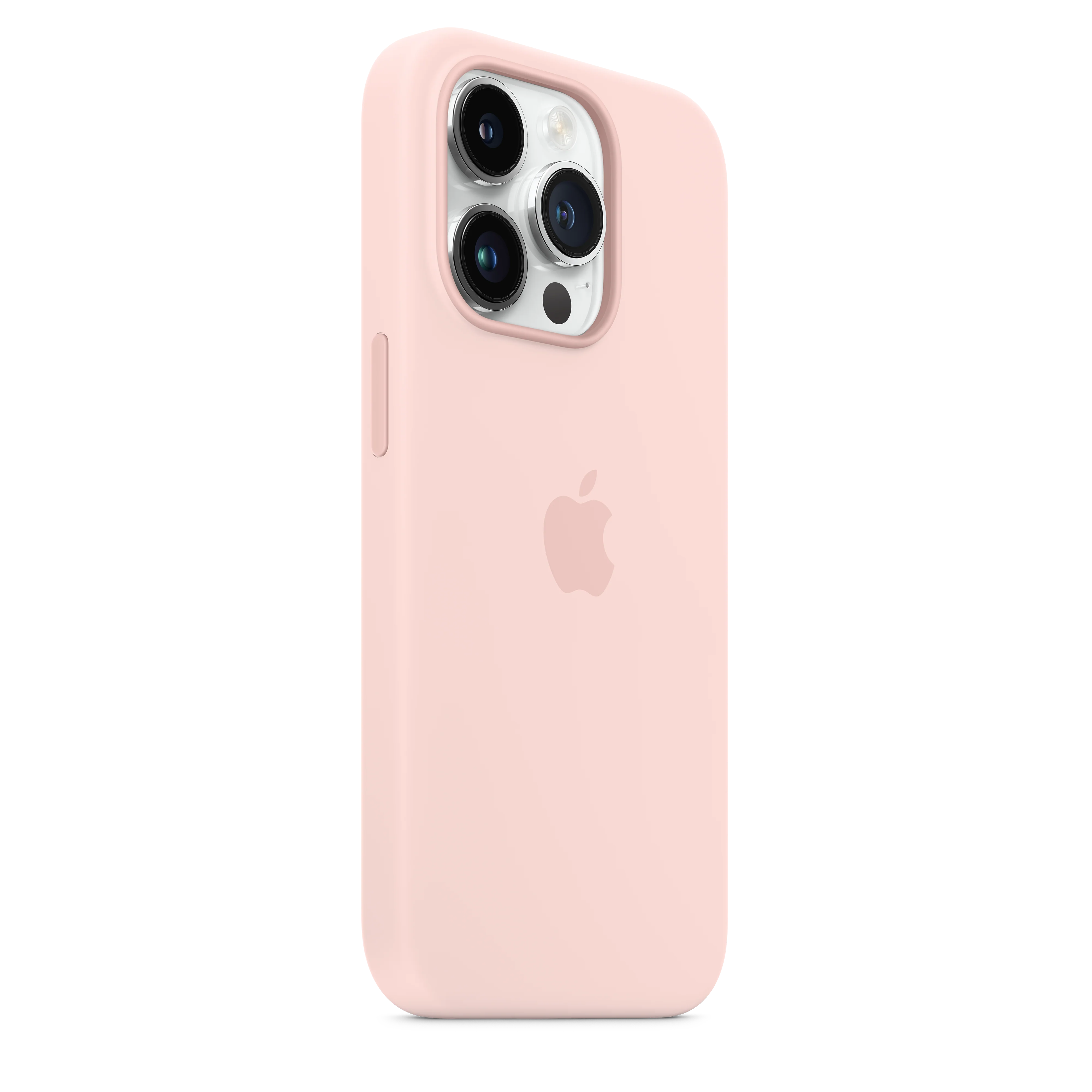 iPhone 14 Pro Silicone Case with MagSafe - Chalk Pink - Image 5