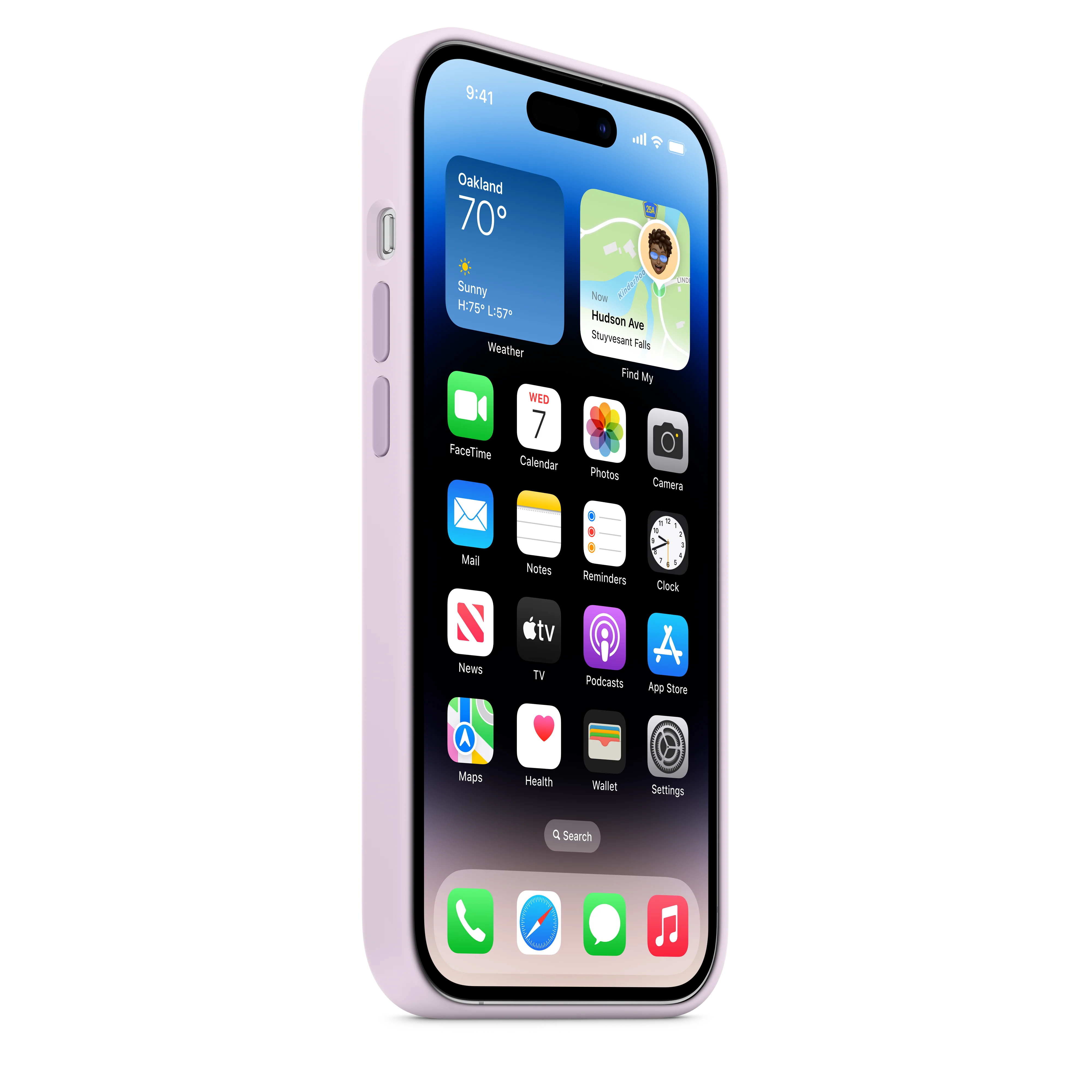 iPhone 14 Pro Silicone Case with MagSafe - Lilac - Image 6