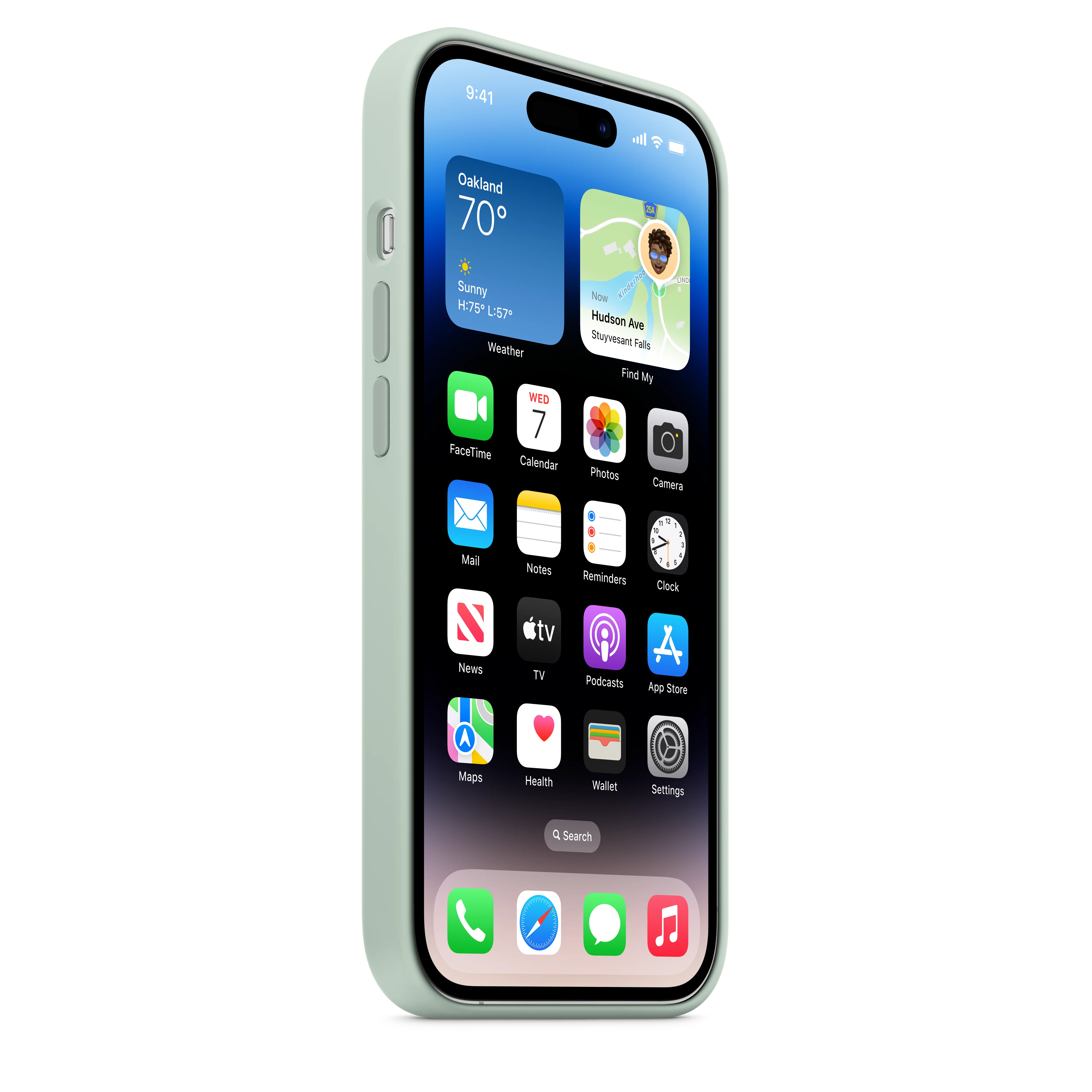 iPhone 14 Pro Silicone Case with MagSafe - Succulent - Image 6