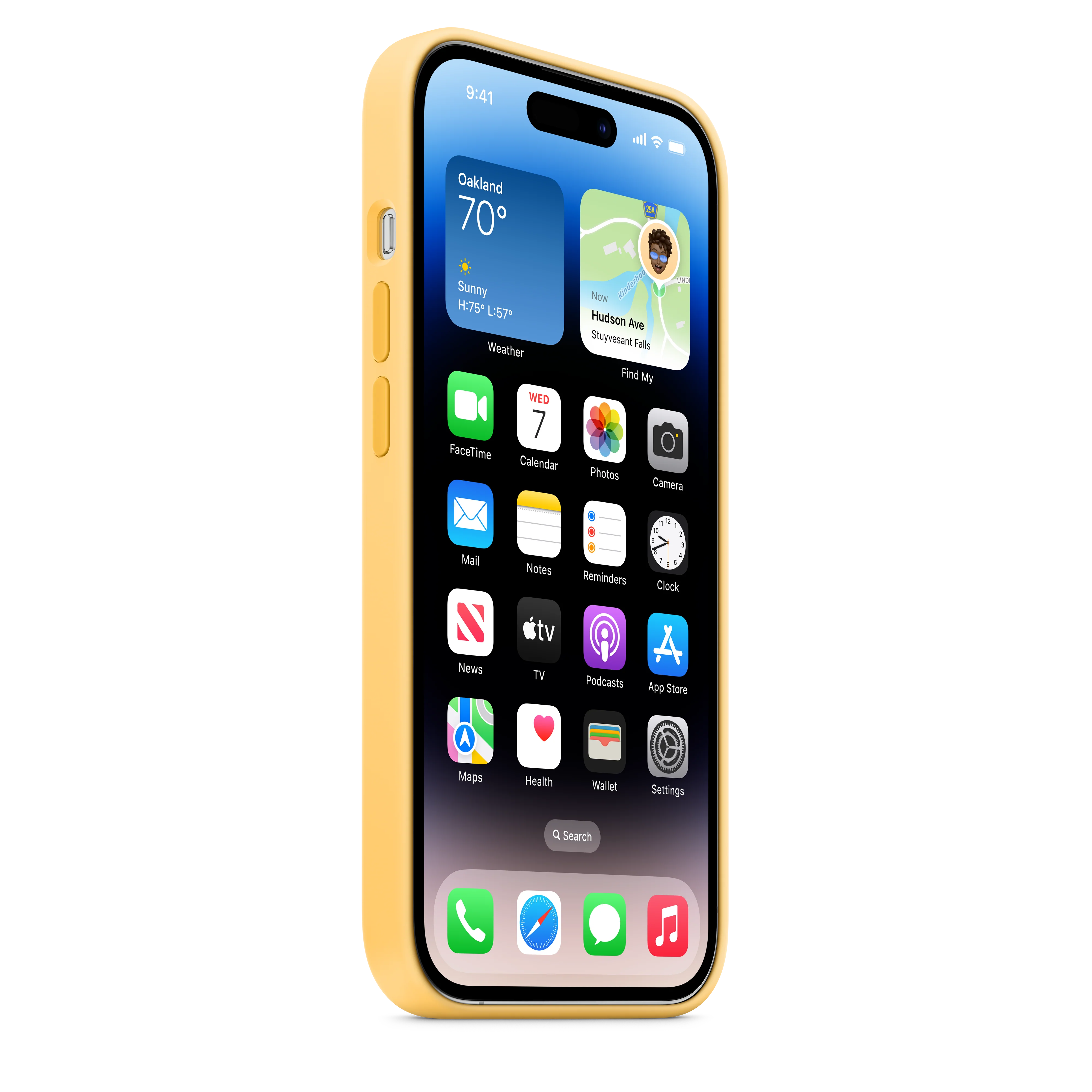 iPhone 14 Pro Silicone Case with MagSafe - Sunglow - Image 6