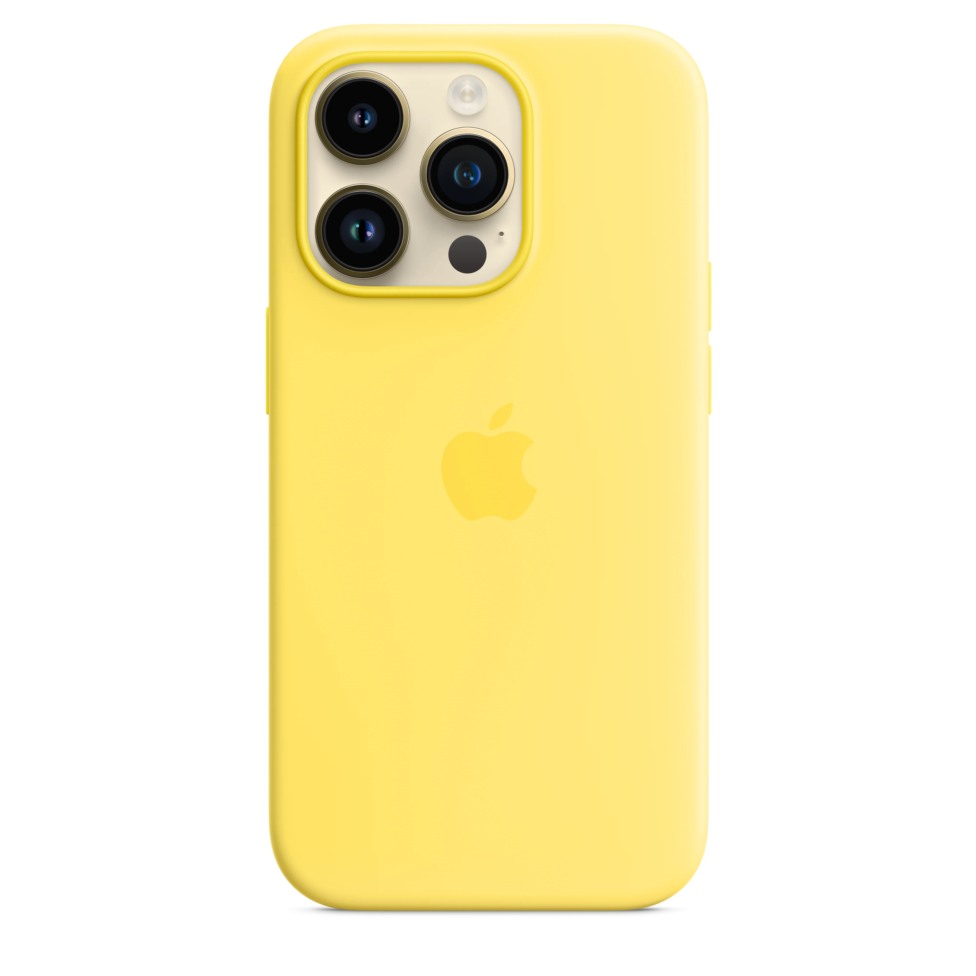 iPhone 14 Pro Silicone Case with MagSafe - Canary Yellow - Image 2