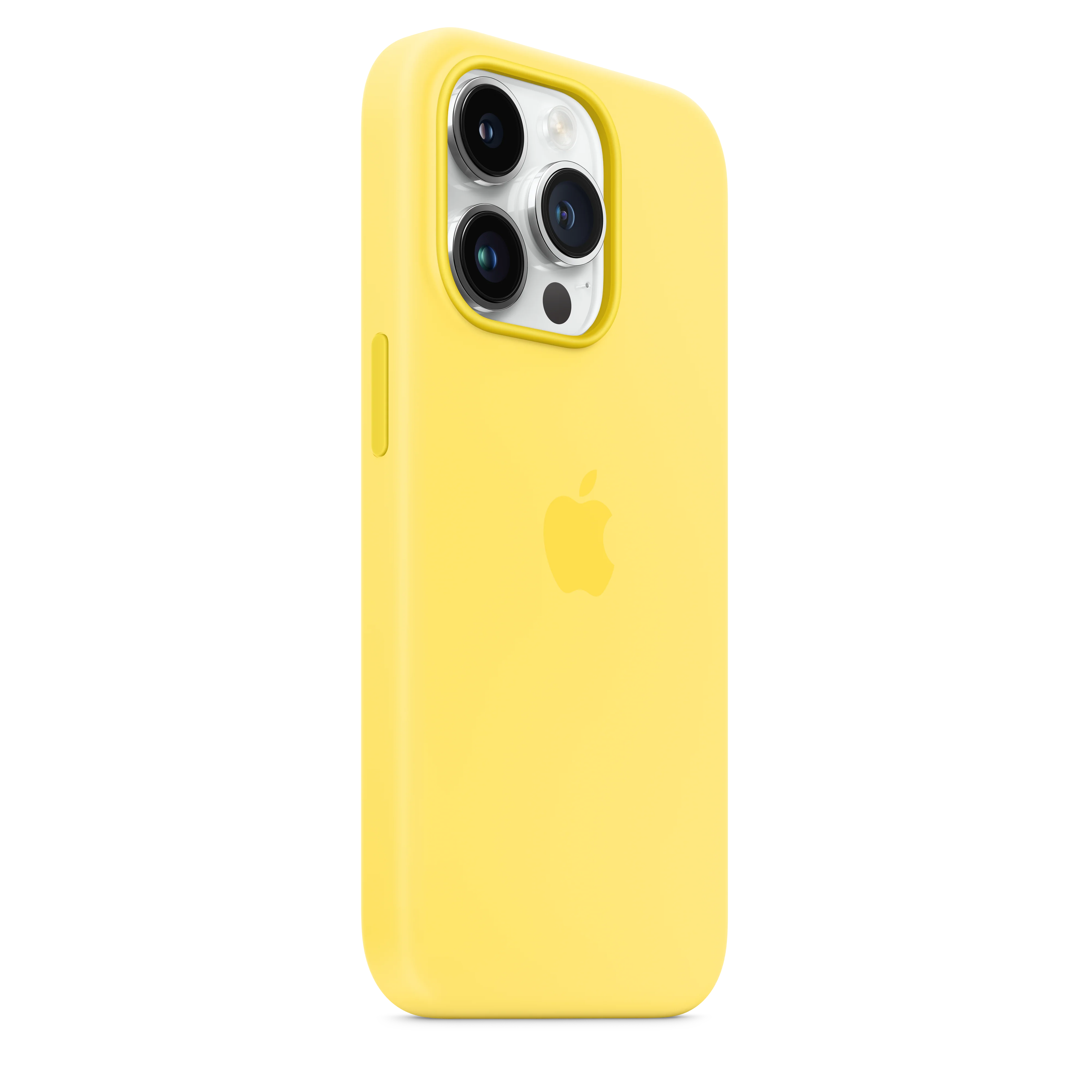 iPhone 14 Pro Silicone Case with MagSafe - Canary Yellow - Image 5