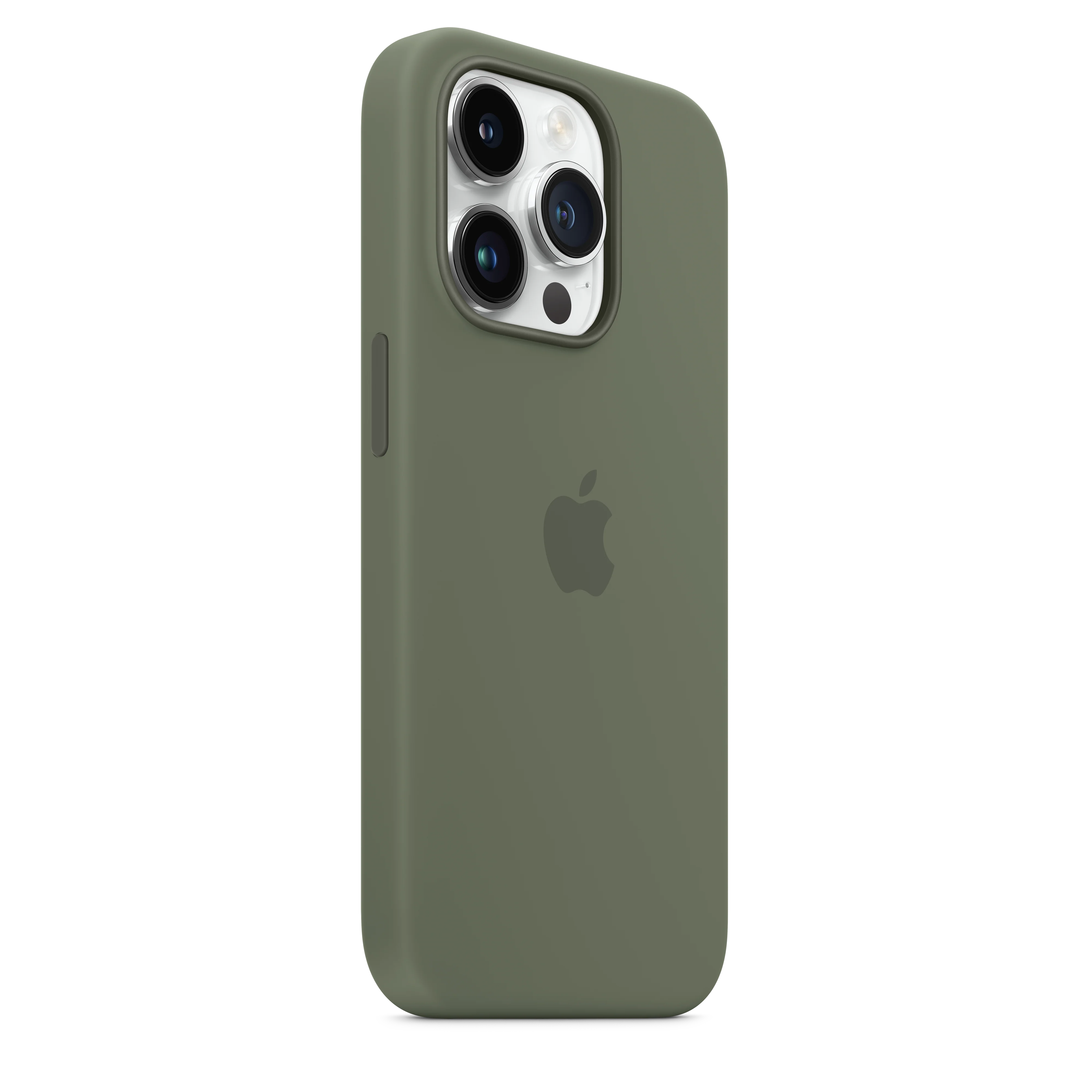 iPhone 14 Pro Silicone Case with MagSafe - Olive - Image 5