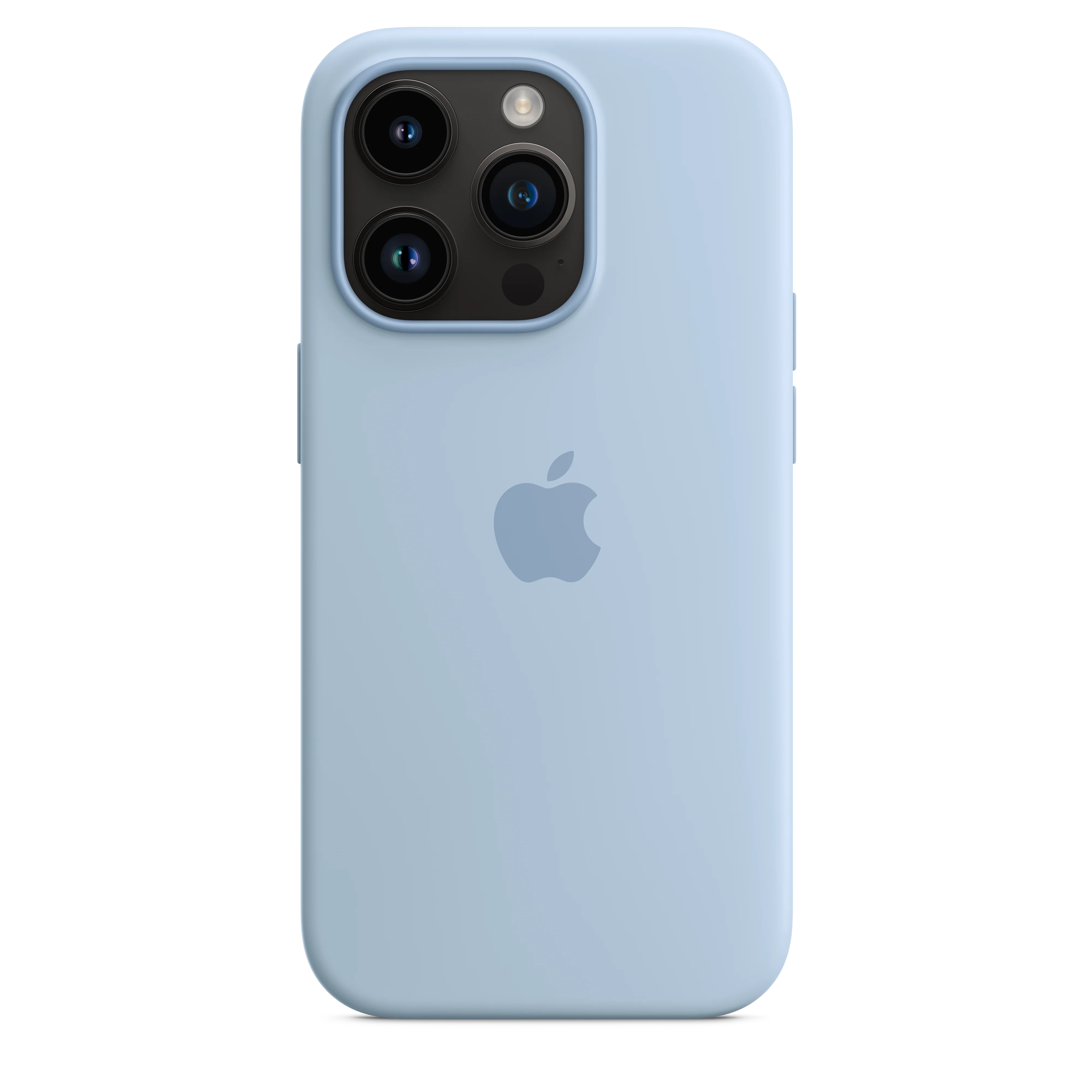 iPhone 14 Pro Silicone Case with MagSafe - Sky - Image 4