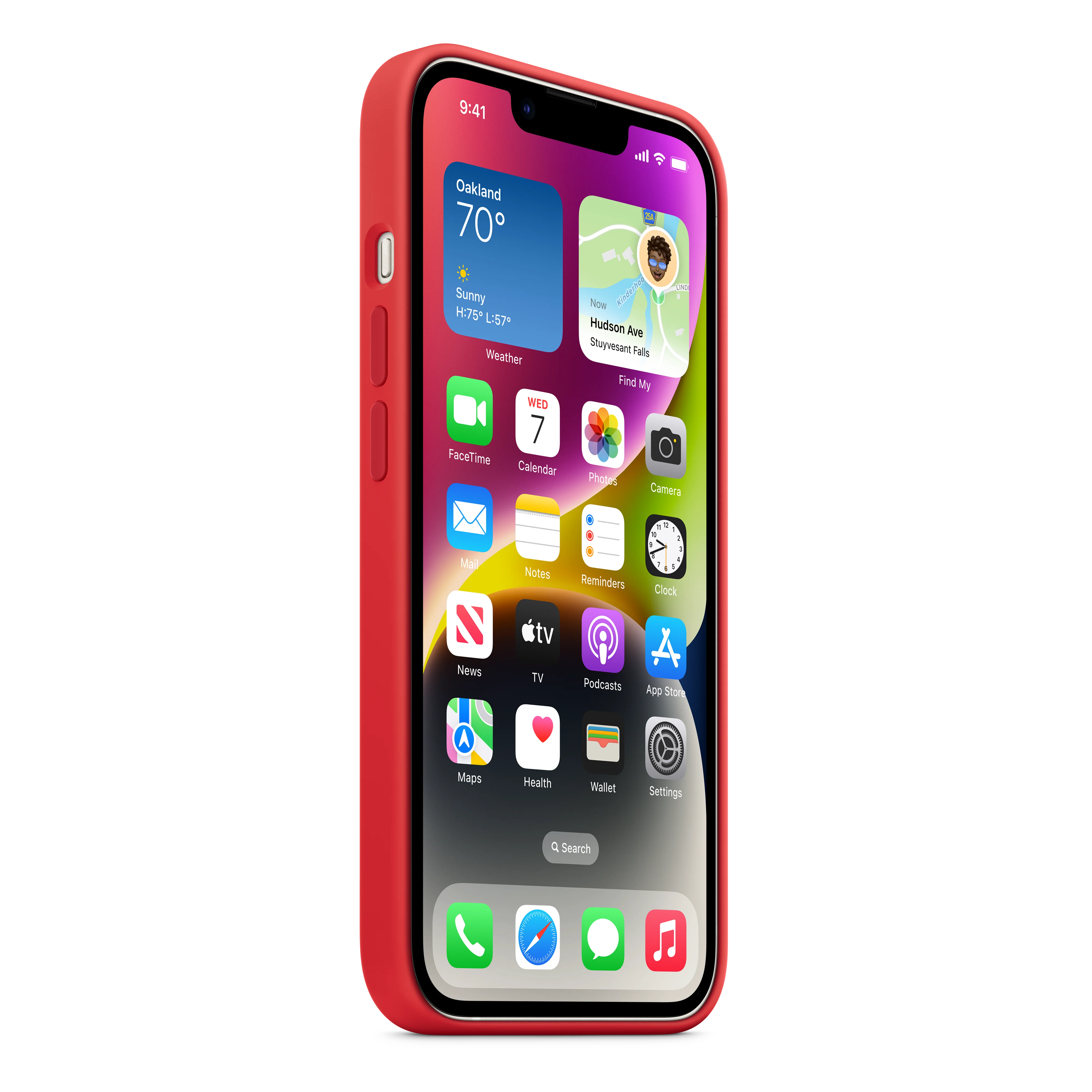 iPhone¬†14 Silicone¬†Case with MagSafe - (PRODUCT)RED - Image 7
