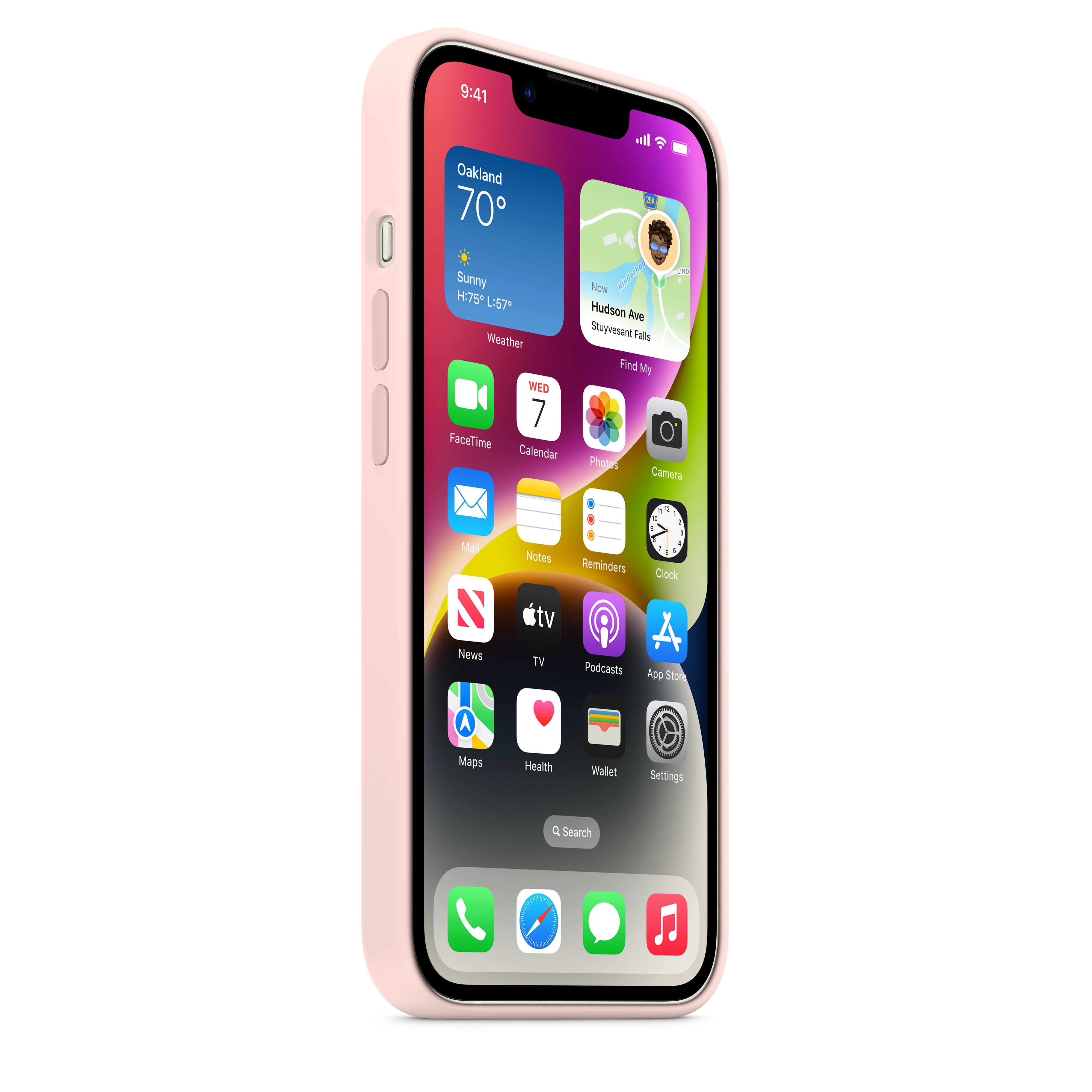 iPhone¬†14 Silicone¬†Case with MagSafe - Chalk¬†Pink - Image 7
