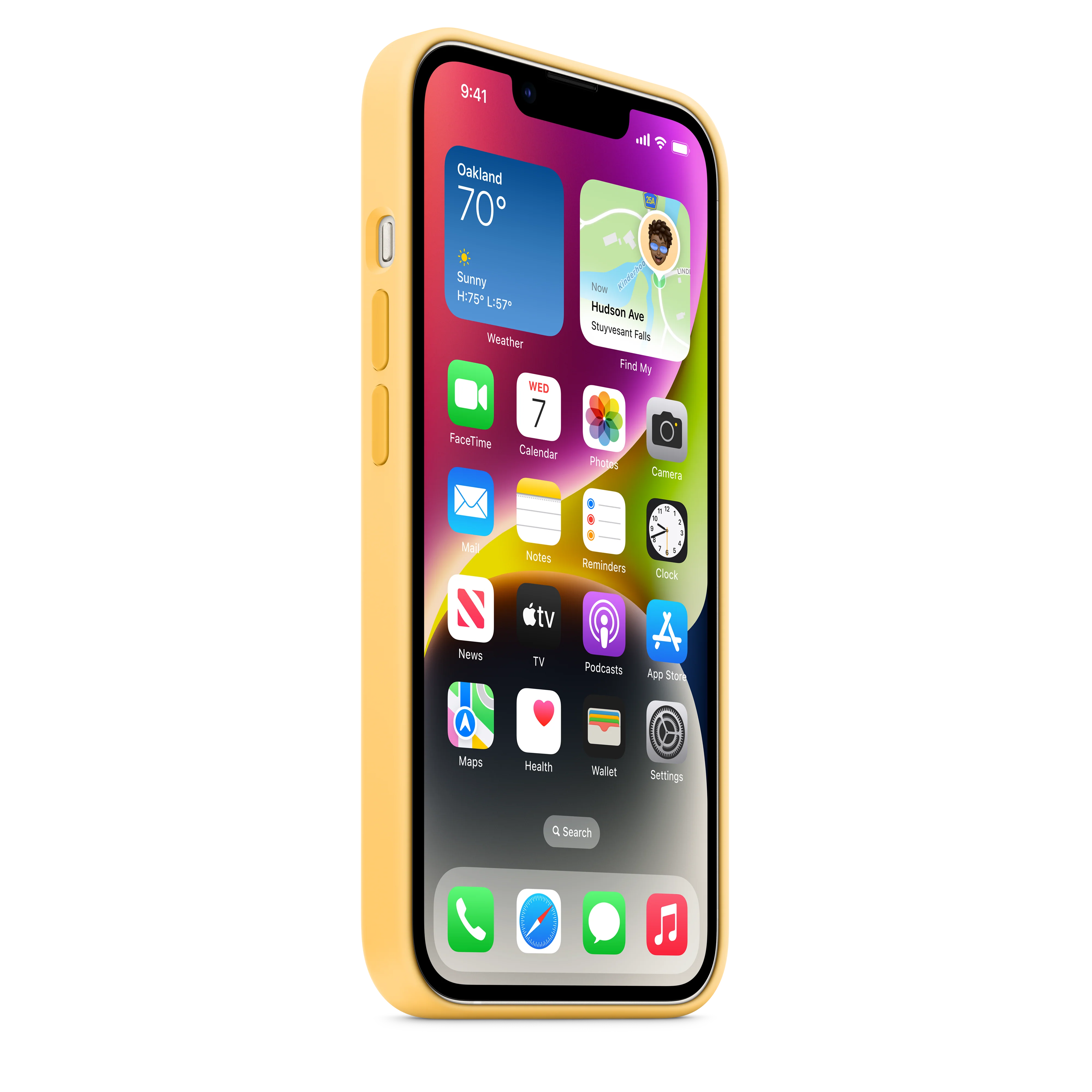 iPhone 14 Silicone Case with MagSafe - Sunglow - Image 7