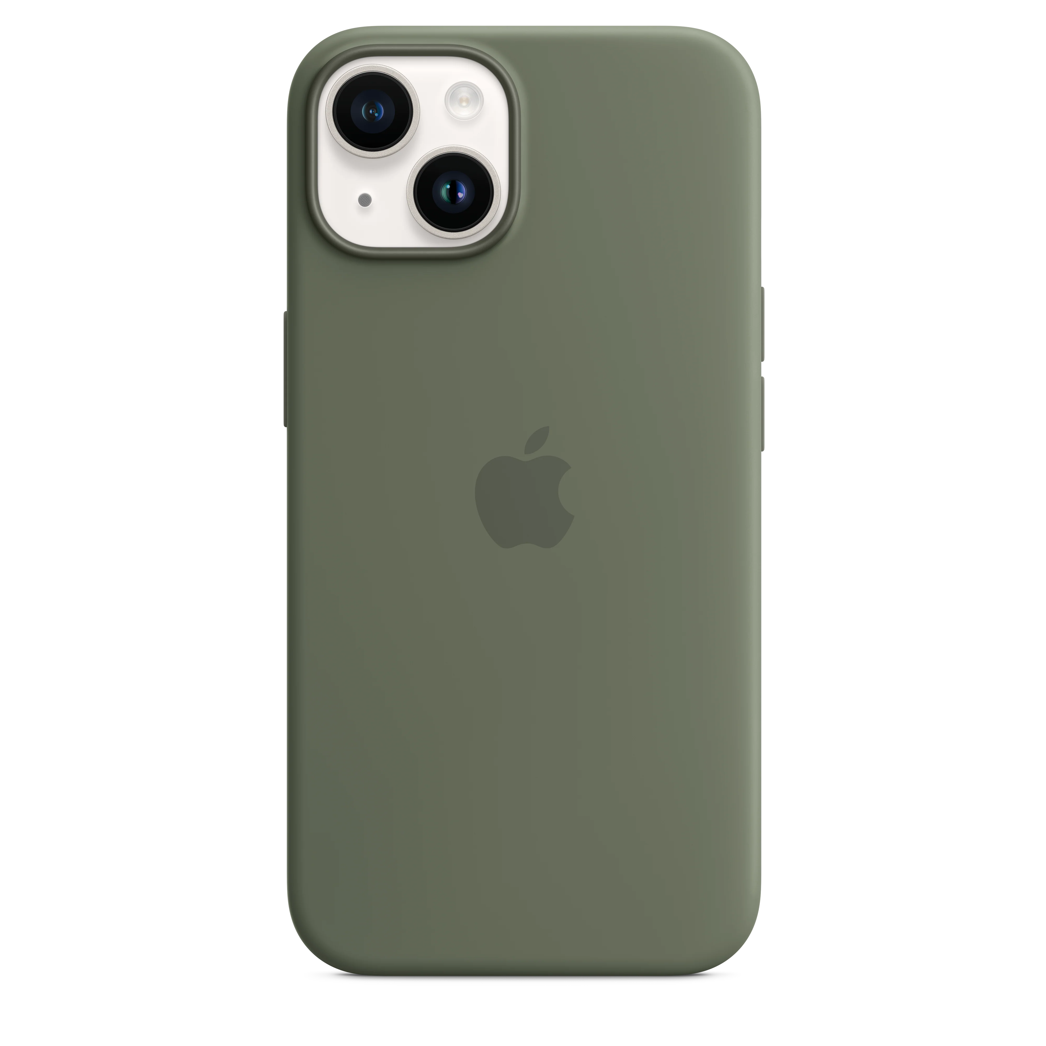 iPhone 14 Silicone Case with MagSafe - Olive - Image 5