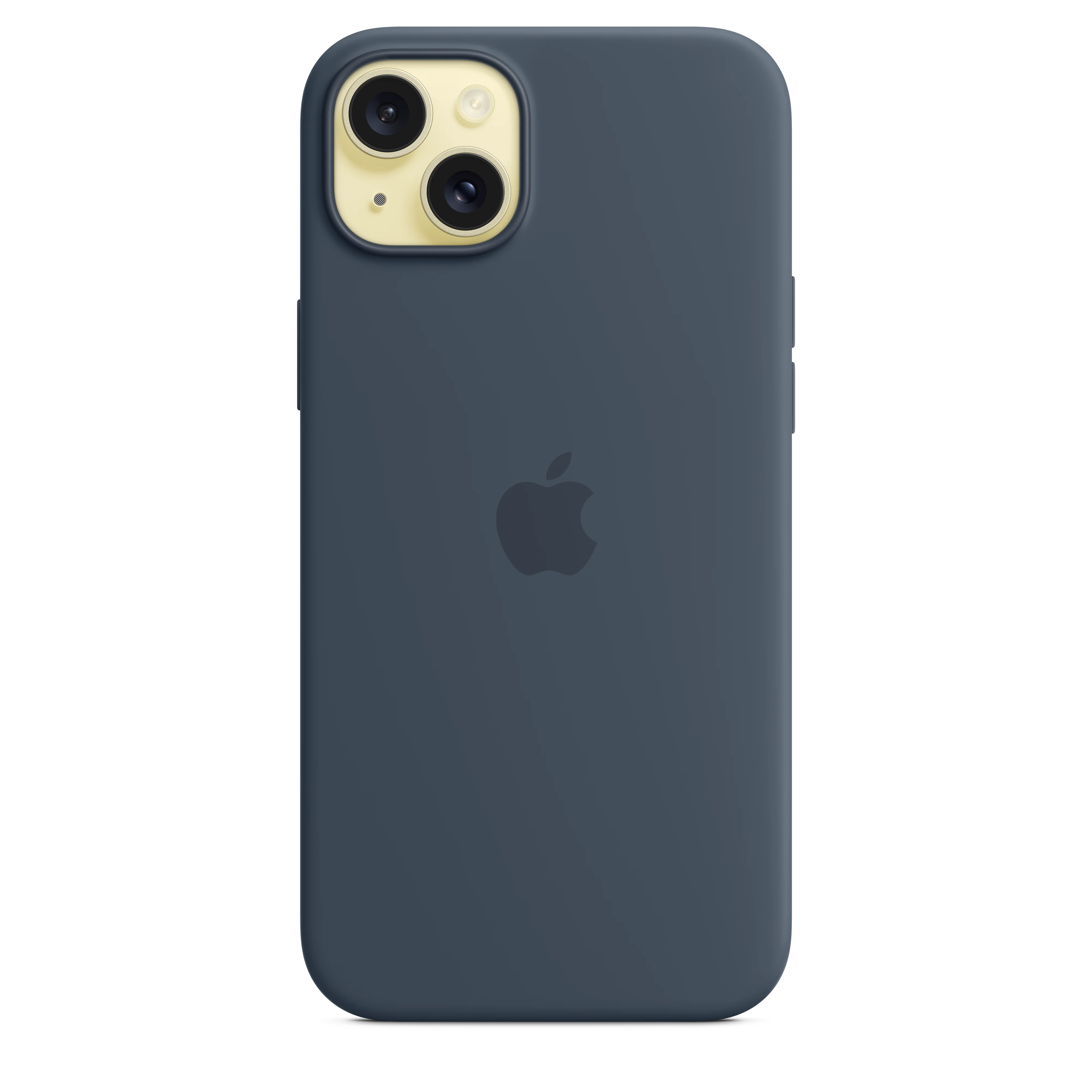 iPhone¬†15¬†Plus Silicone Case with MagSafe - Storm¬†Blue - Image 3