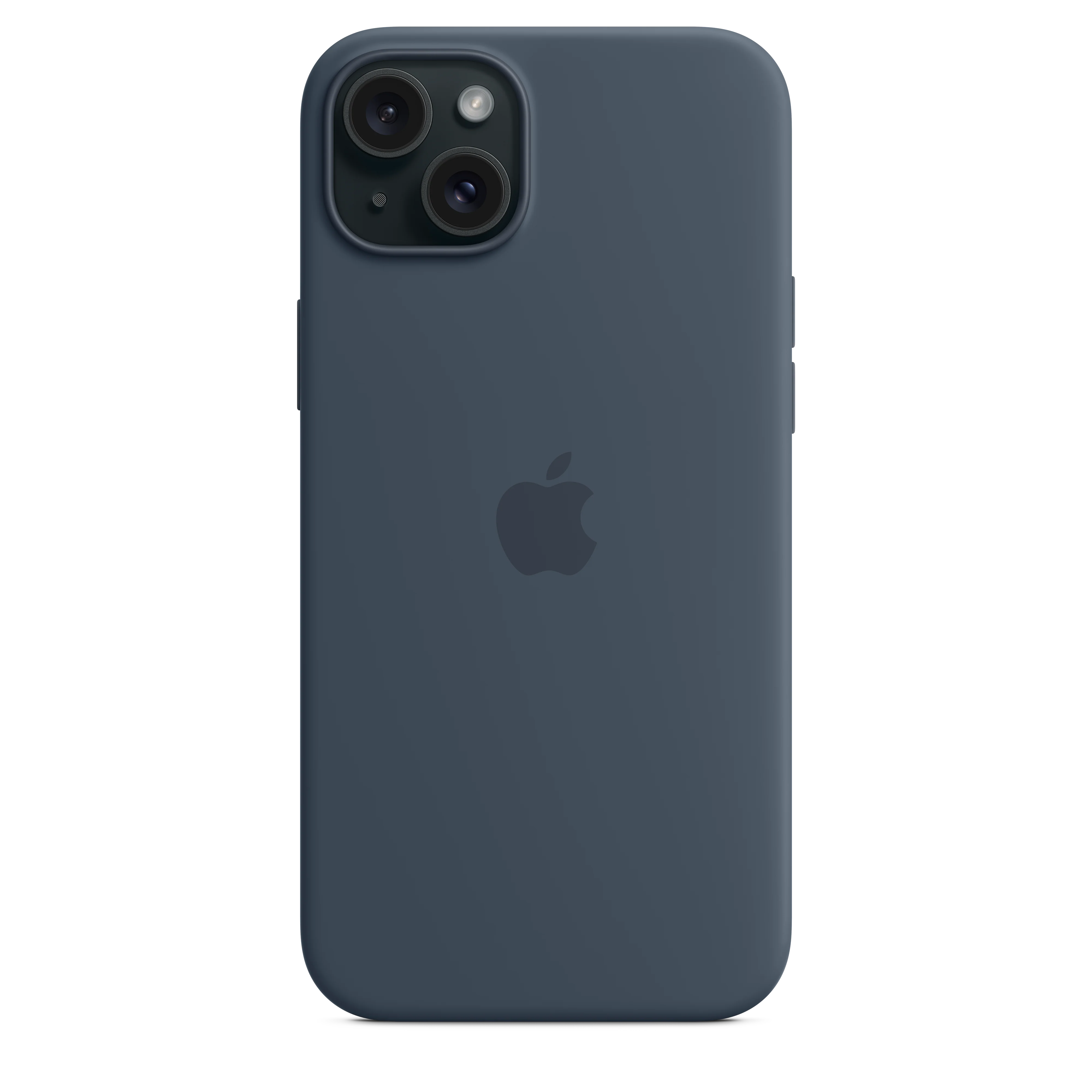 iPhone¬†15¬†Plus Silicone Case with MagSafe - Storm¬†Blue - Image 5
