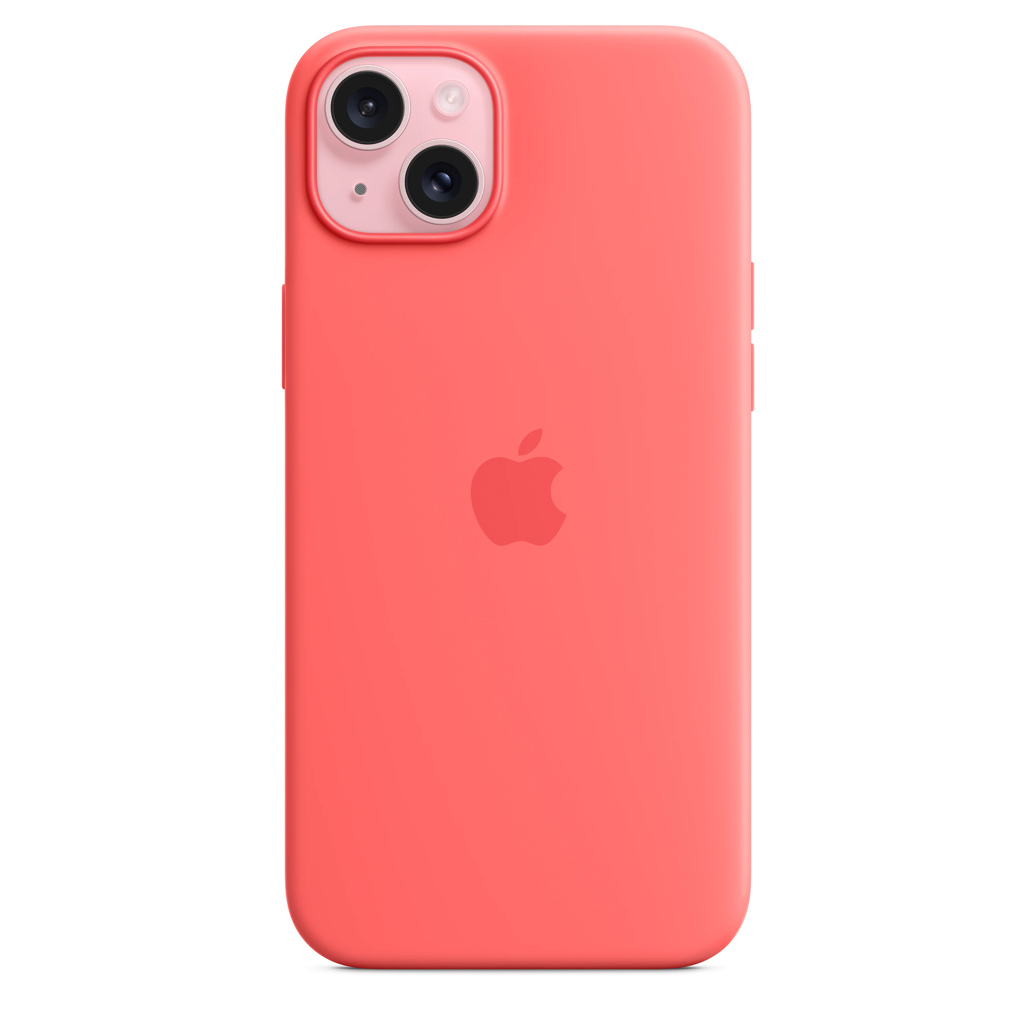 iPhone¬†15¬†Plus Silicone Case with MagSafe - Guava - Image 2