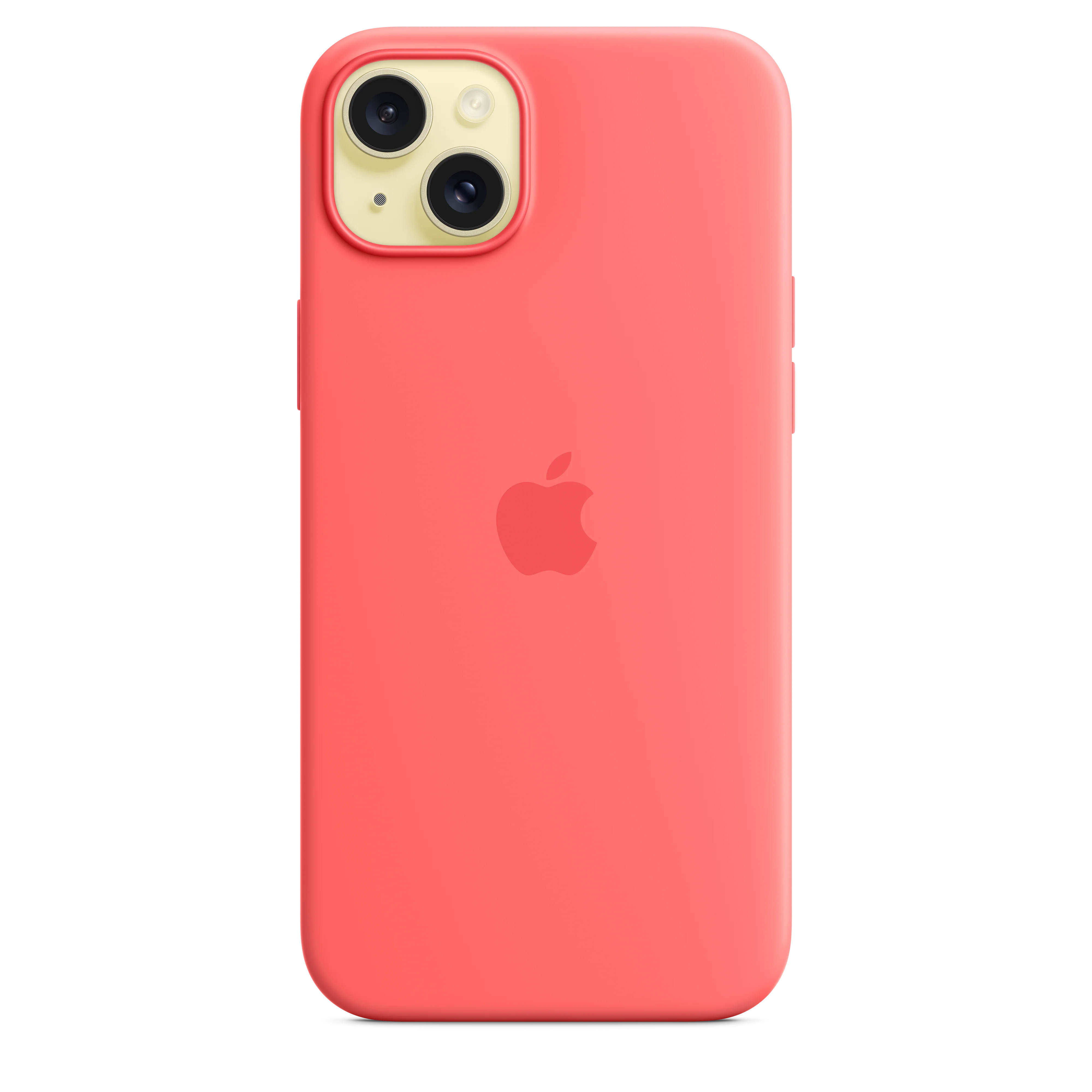 iPhone¬†15¬†Plus Silicone Case with MagSafe - Guava - Image 3