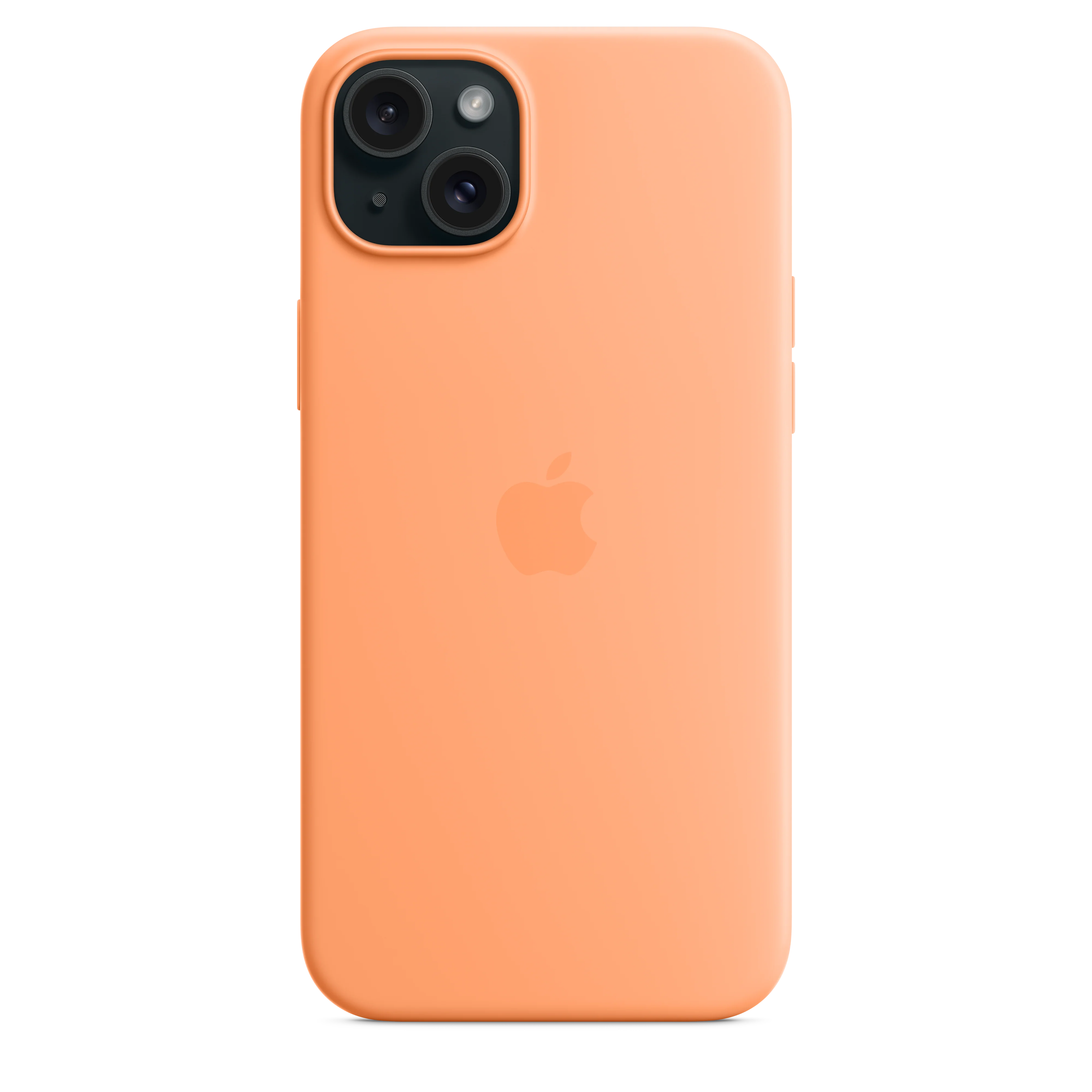 iPhone¬†15¬†Plus Silicone Case with MagSafe - Orange¬†Sorbet - Image 5