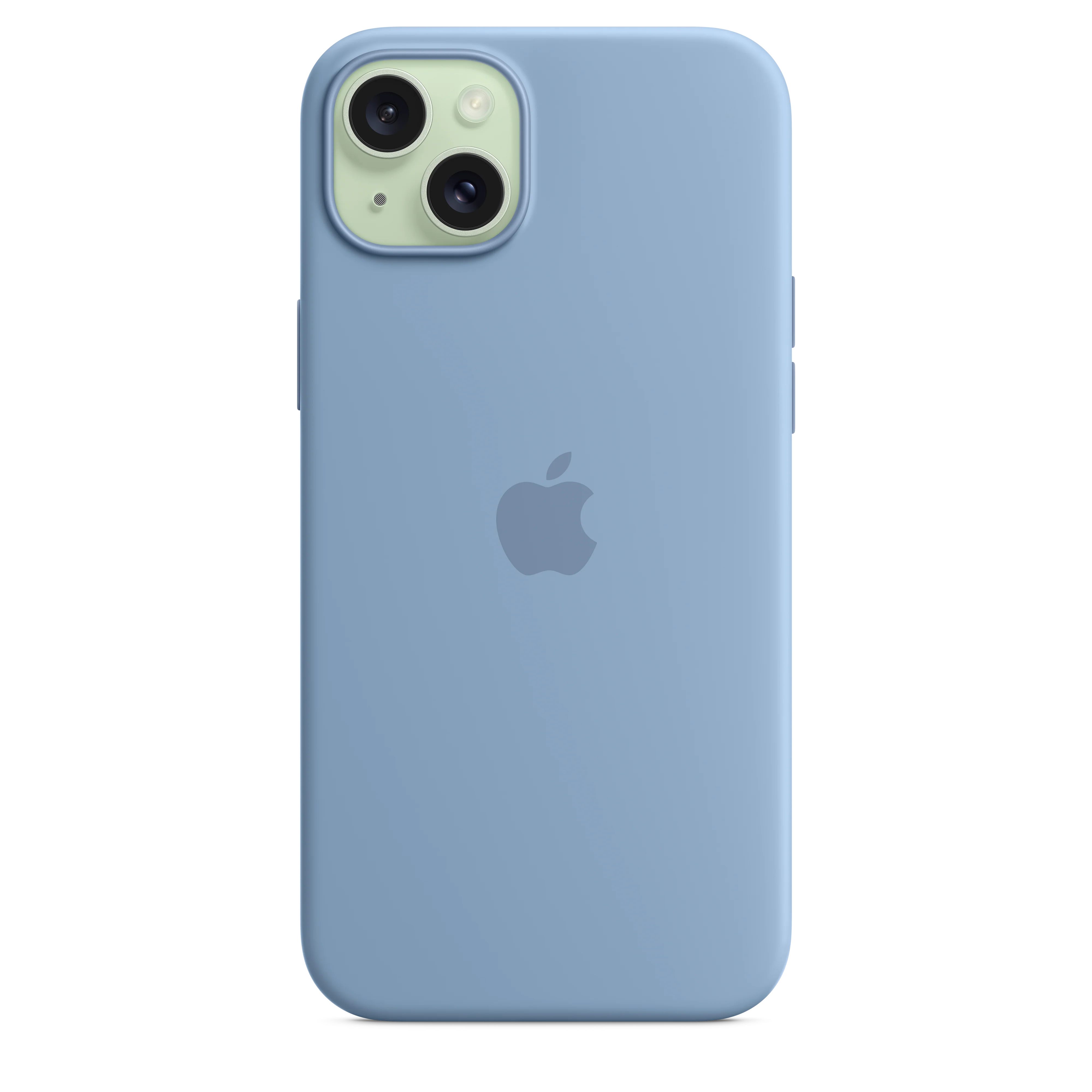 iPhone¬†15¬†Plus Silicone Case with MagSafe - Winter¬†Blue - Image 4