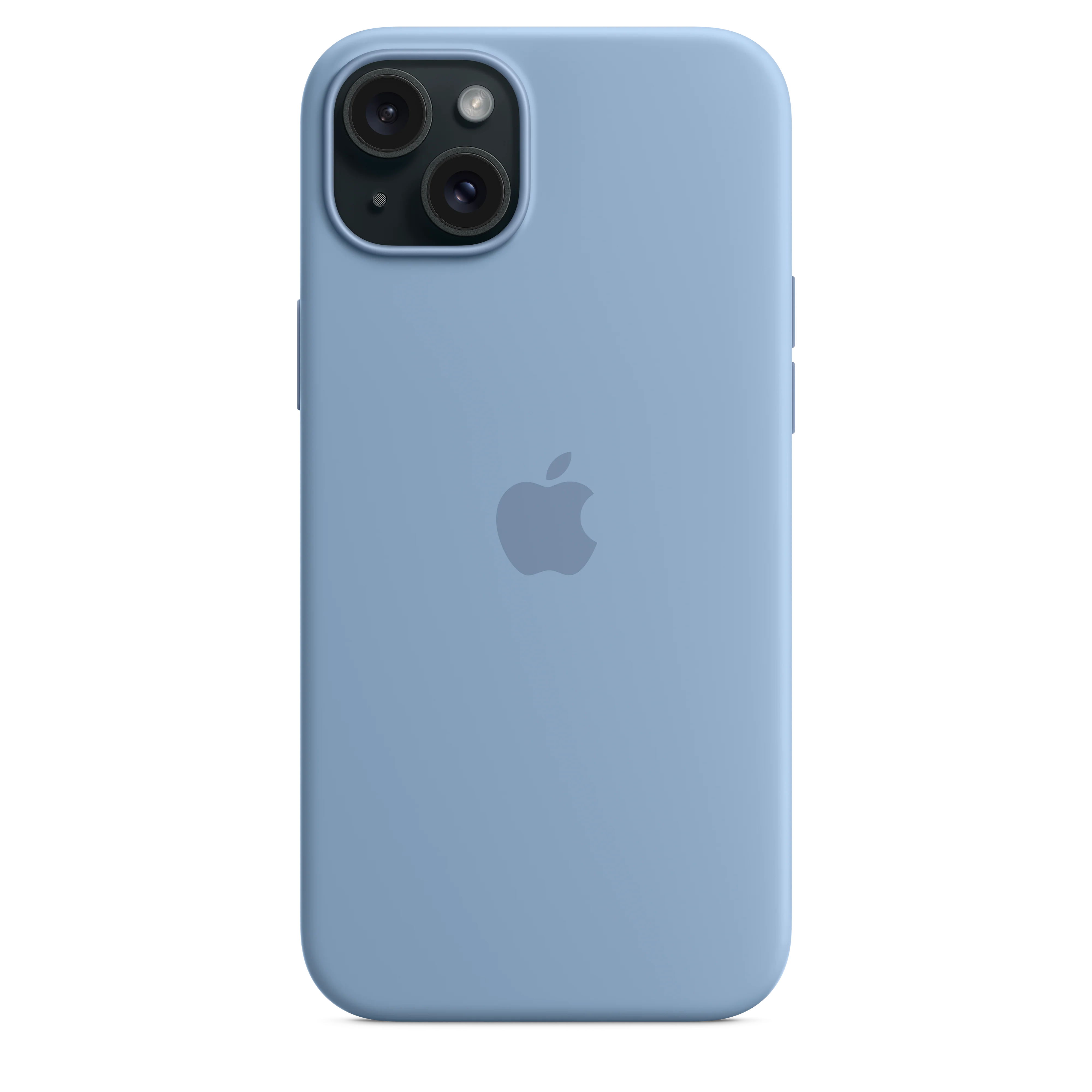 iPhone¬†15¬†Plus Silicone Case with MagSafe - Winter¬†Blue - Image 5
