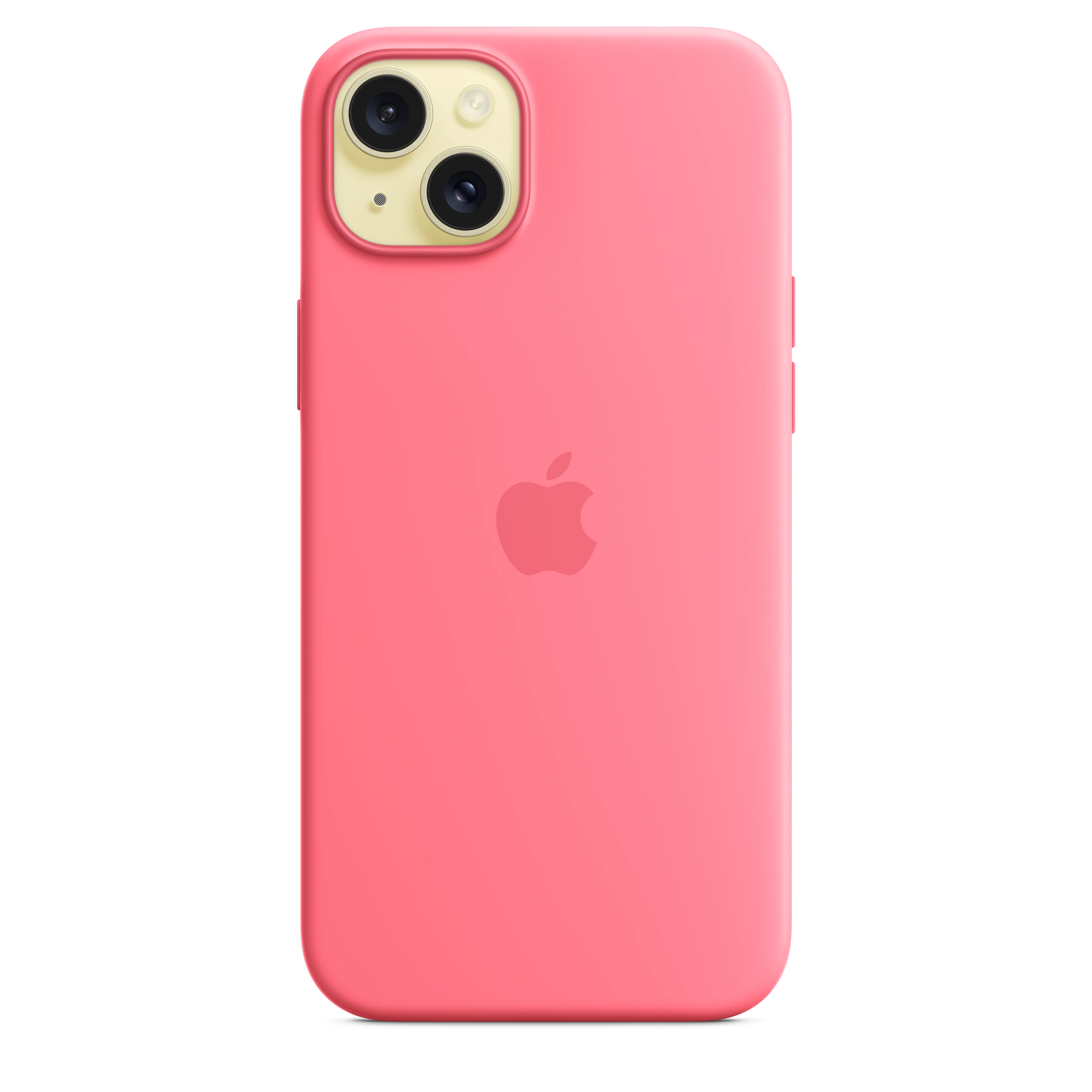iPhone 15 Plus Silicone Case with MagSafe - Pink - Image 3