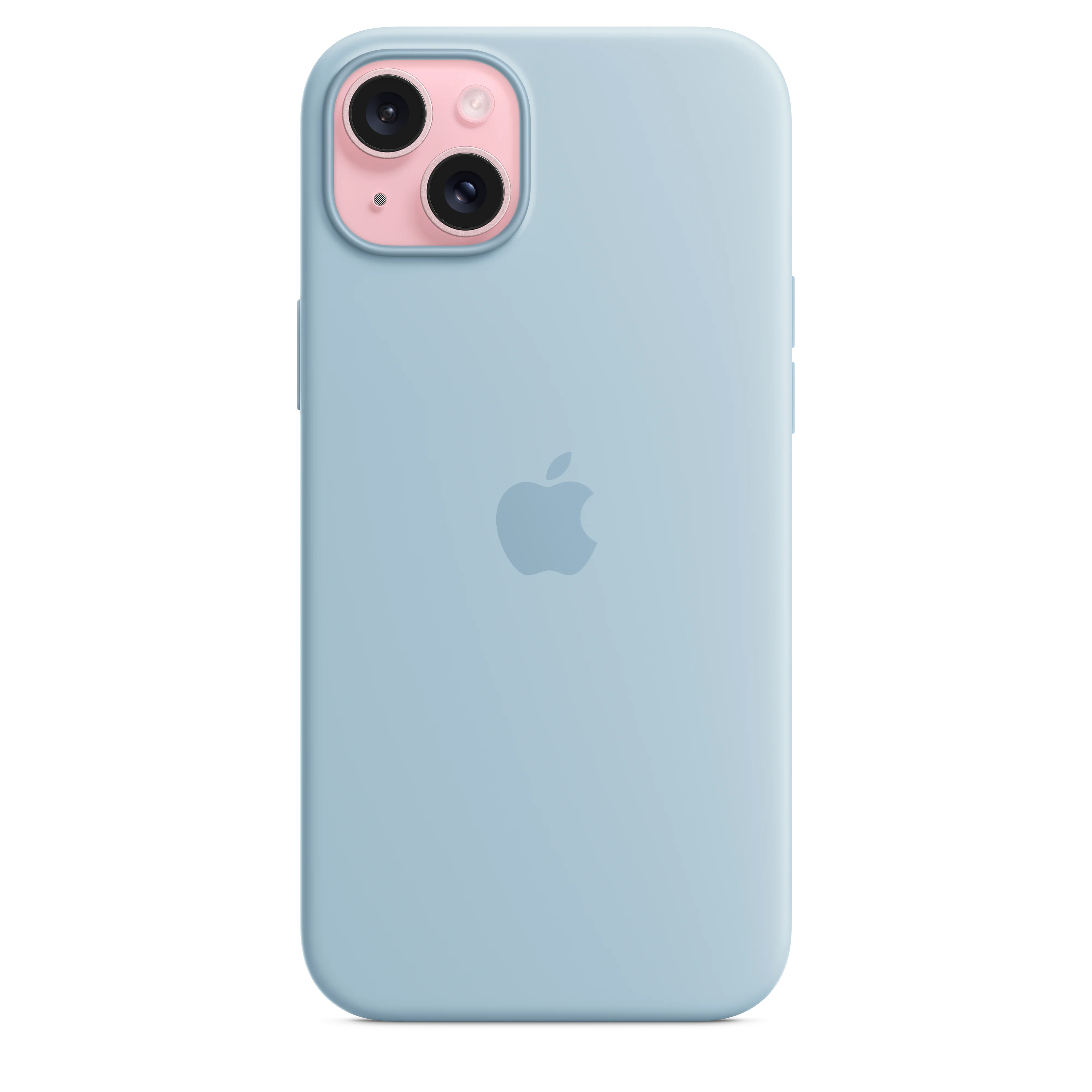 iPhone 15 Plus Silicone Case with MagSafe - Light Blue - Image 2