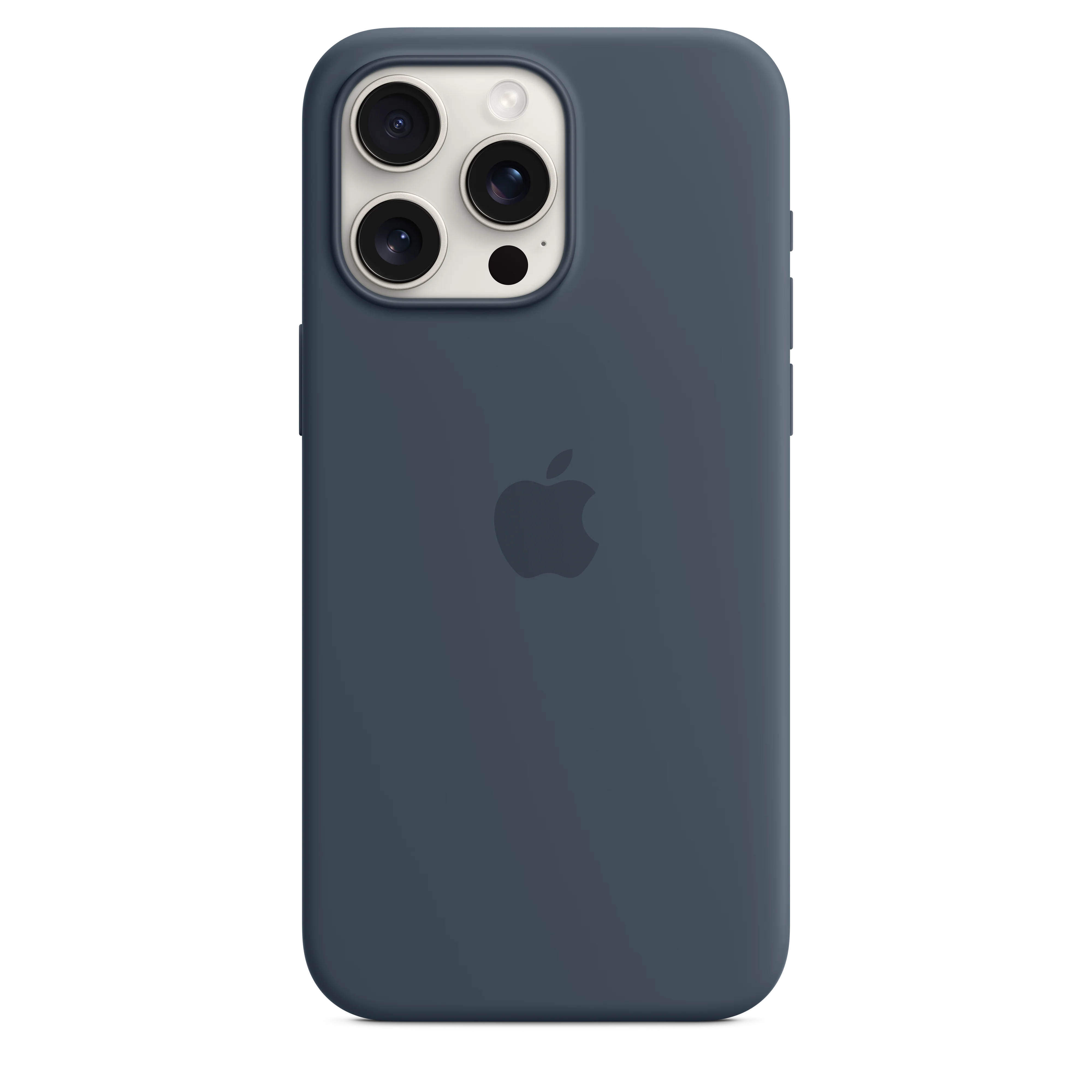 iPhone¬†15¬†Pro¬†Max Silicone Case with MagSafe - Storm¬†Blue - Image 3