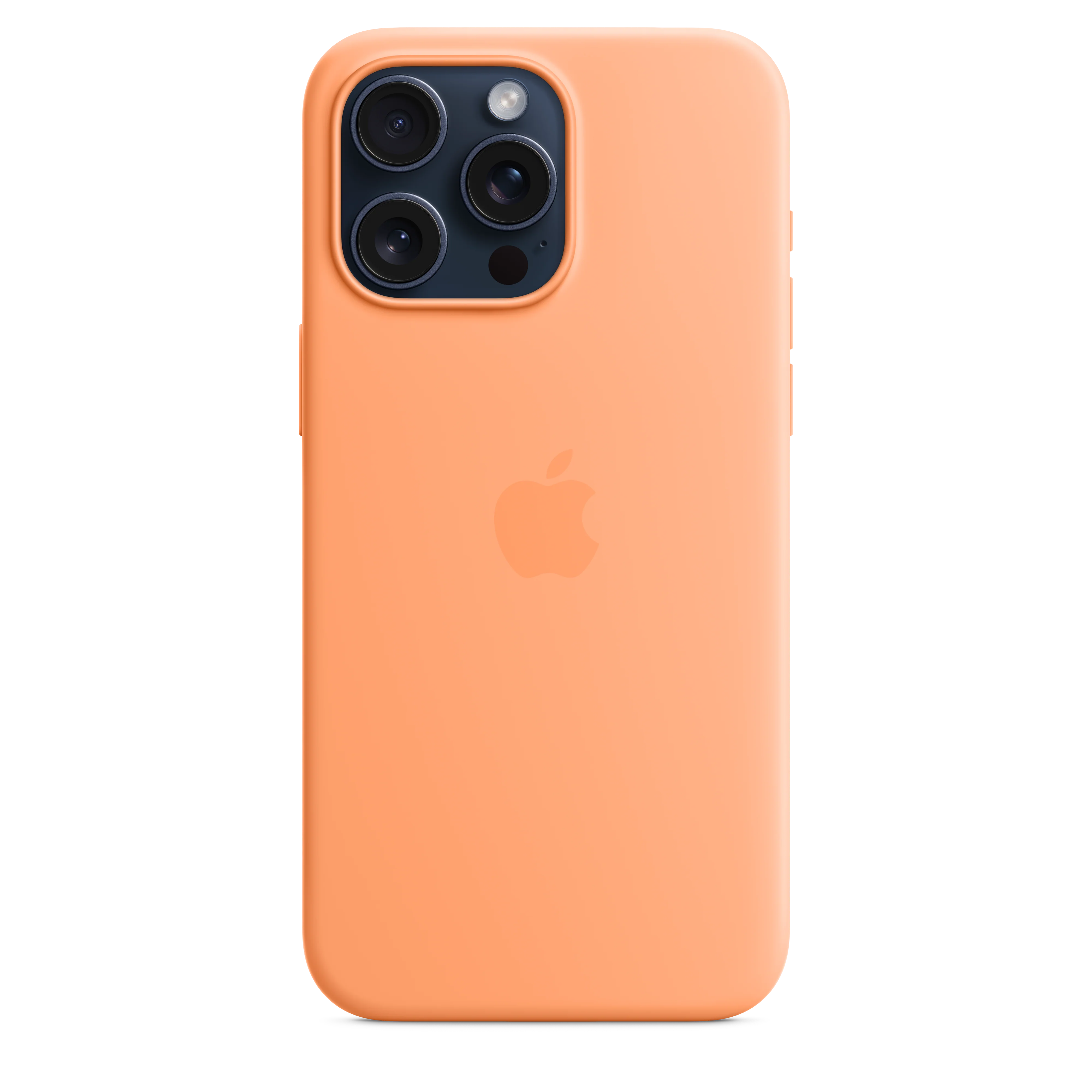 iPhone¬†15¬†Pro¬†Max Silicone Case with MagSafe - Orange¬†Sorbet - Image 2