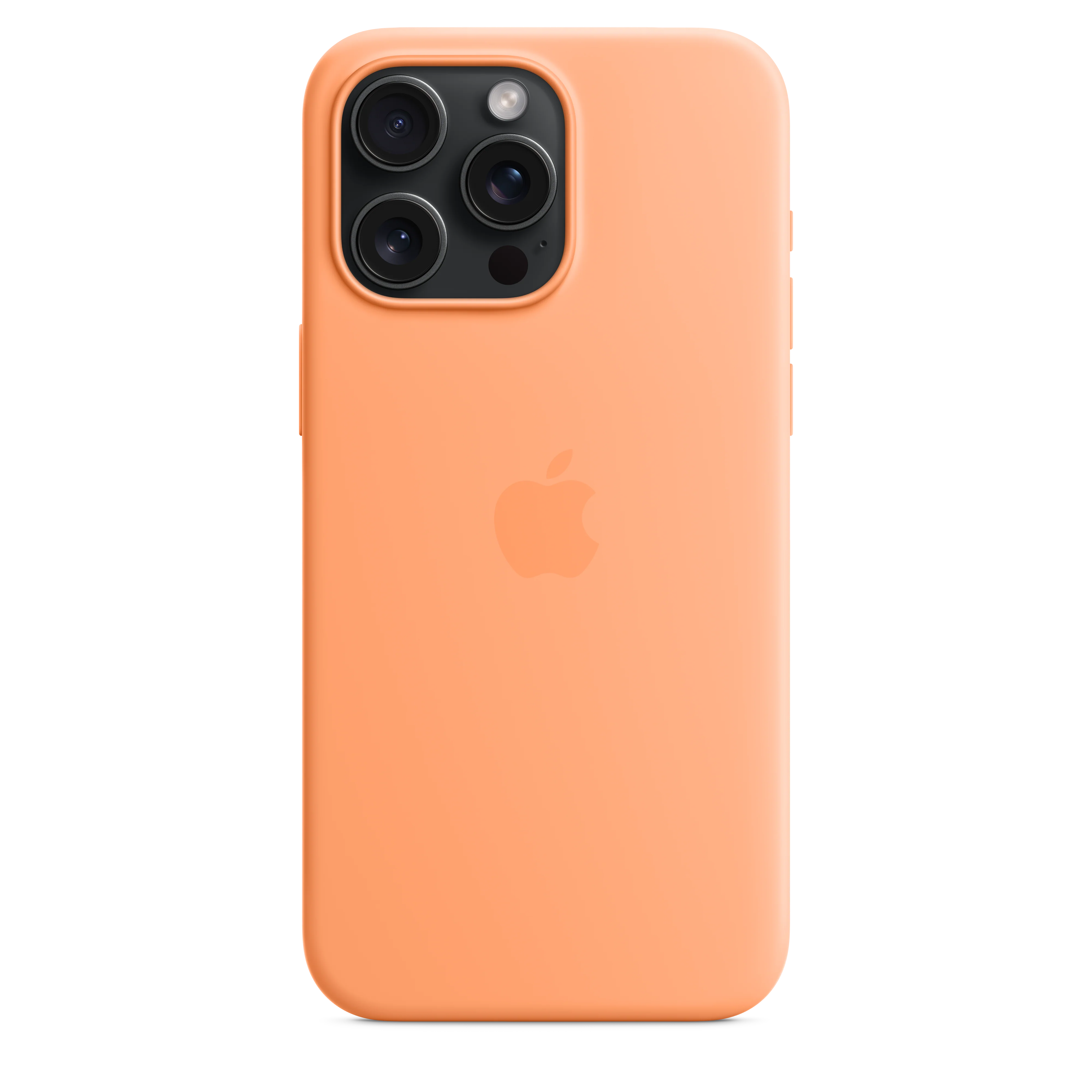 iPhone¬†15¬†Pro¬†Max Silicone Case with MagSafe - Orange¬†Sorbet - Image 4