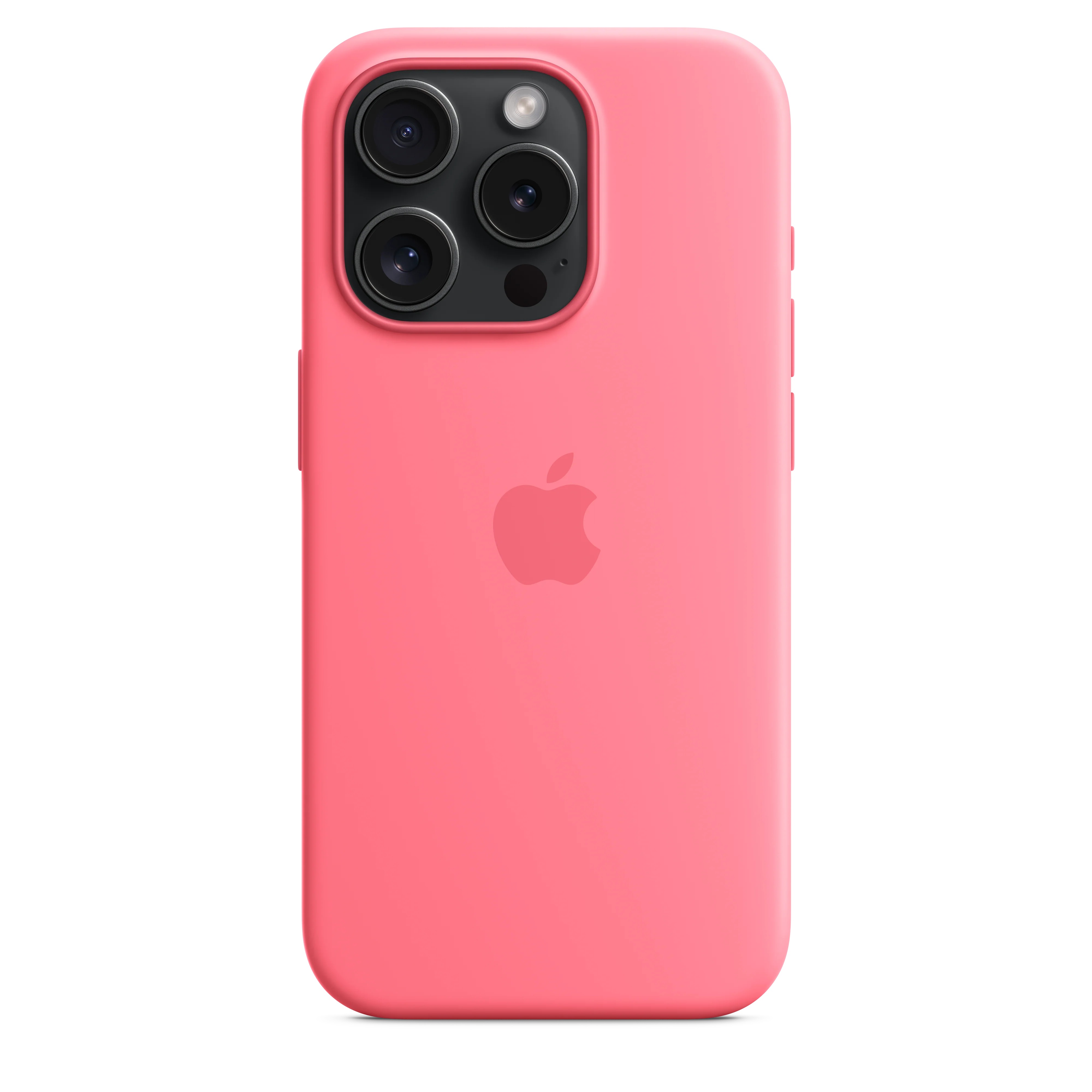 iPhone 15 Pro Silicone Case with MagSafe - Pink - Image 4