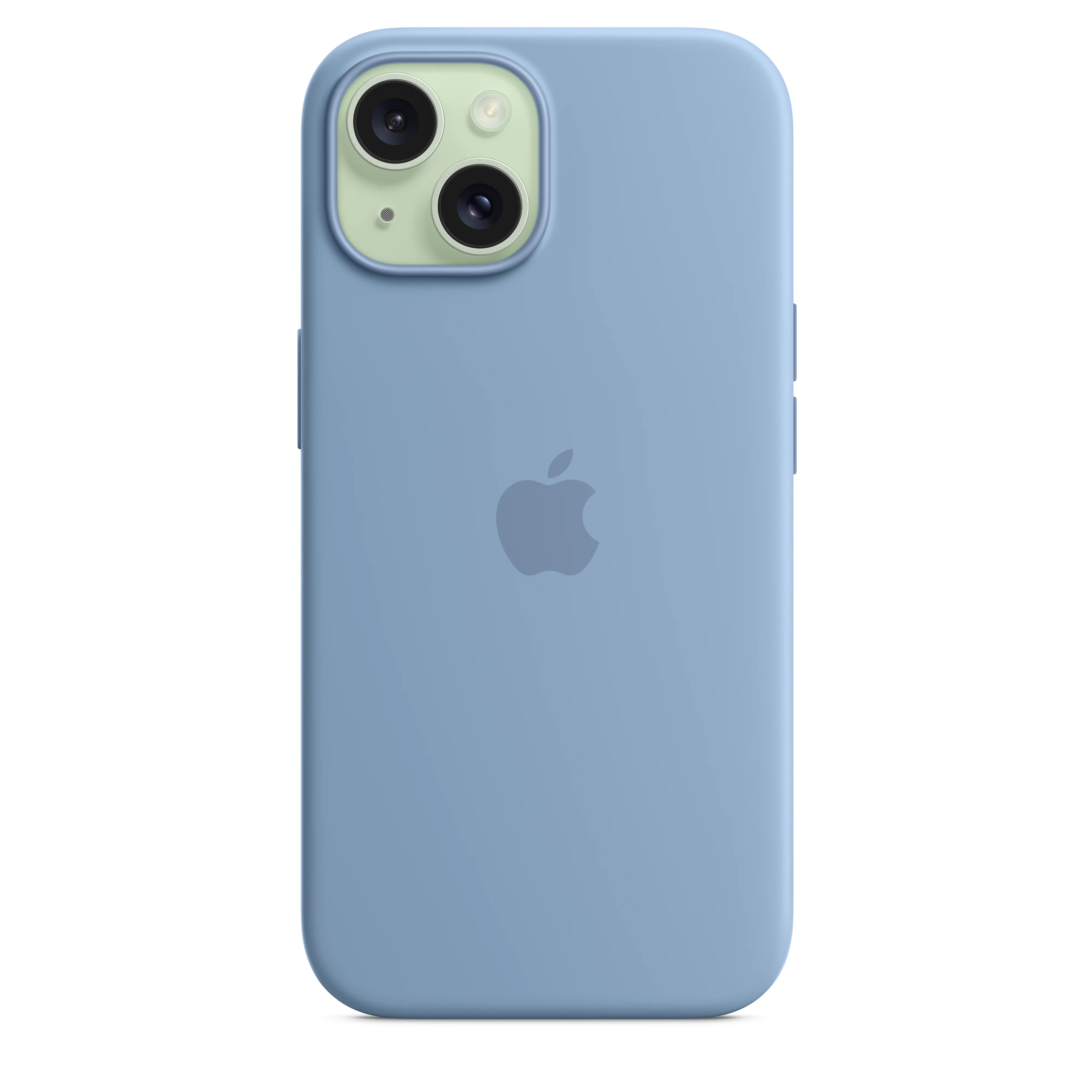 iPhone¬†15 Silicone Case with MagSafe - Winter¬†Blue - Image 4