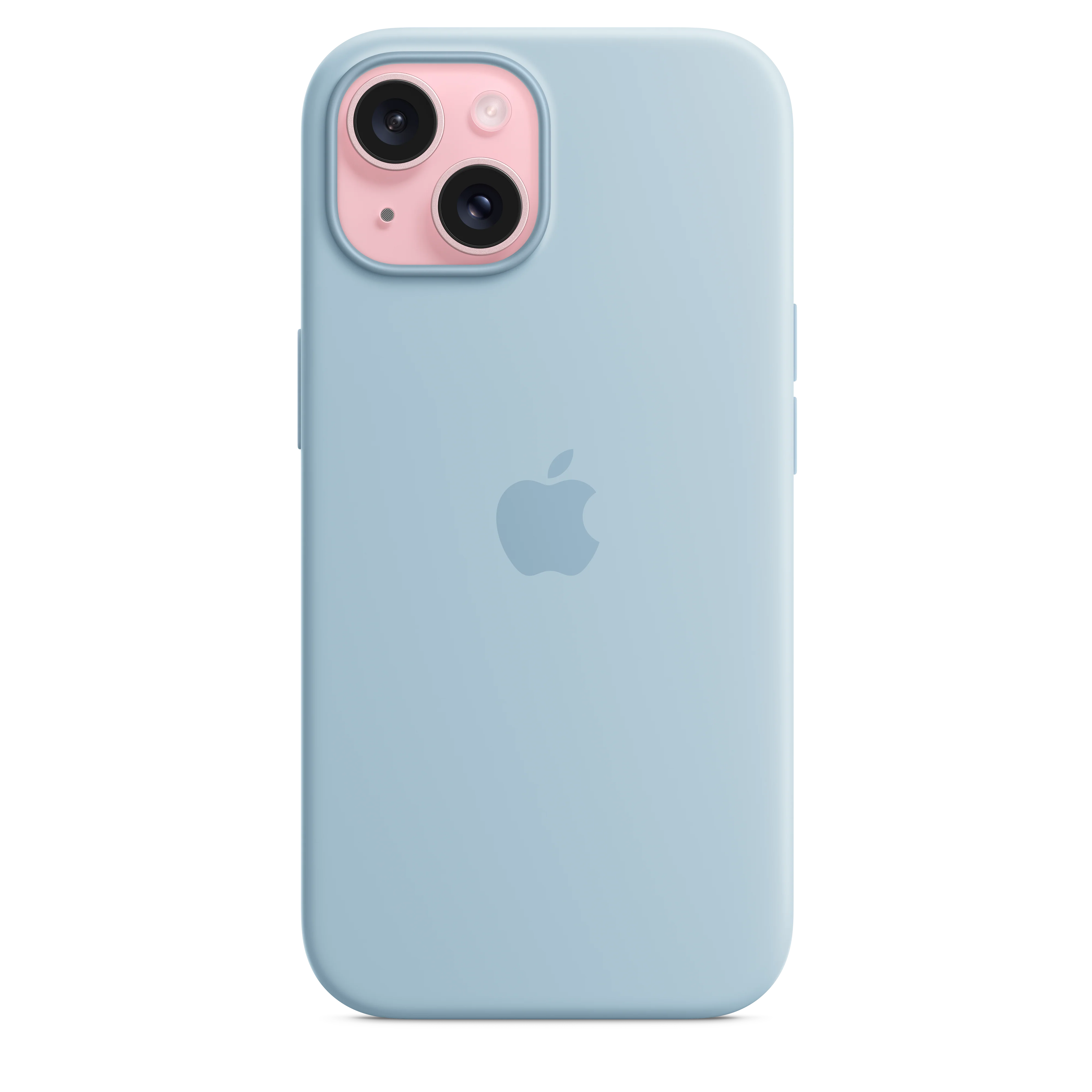 iPhone 15 Silicone Case with MagSafe - Light Blue - Image 2