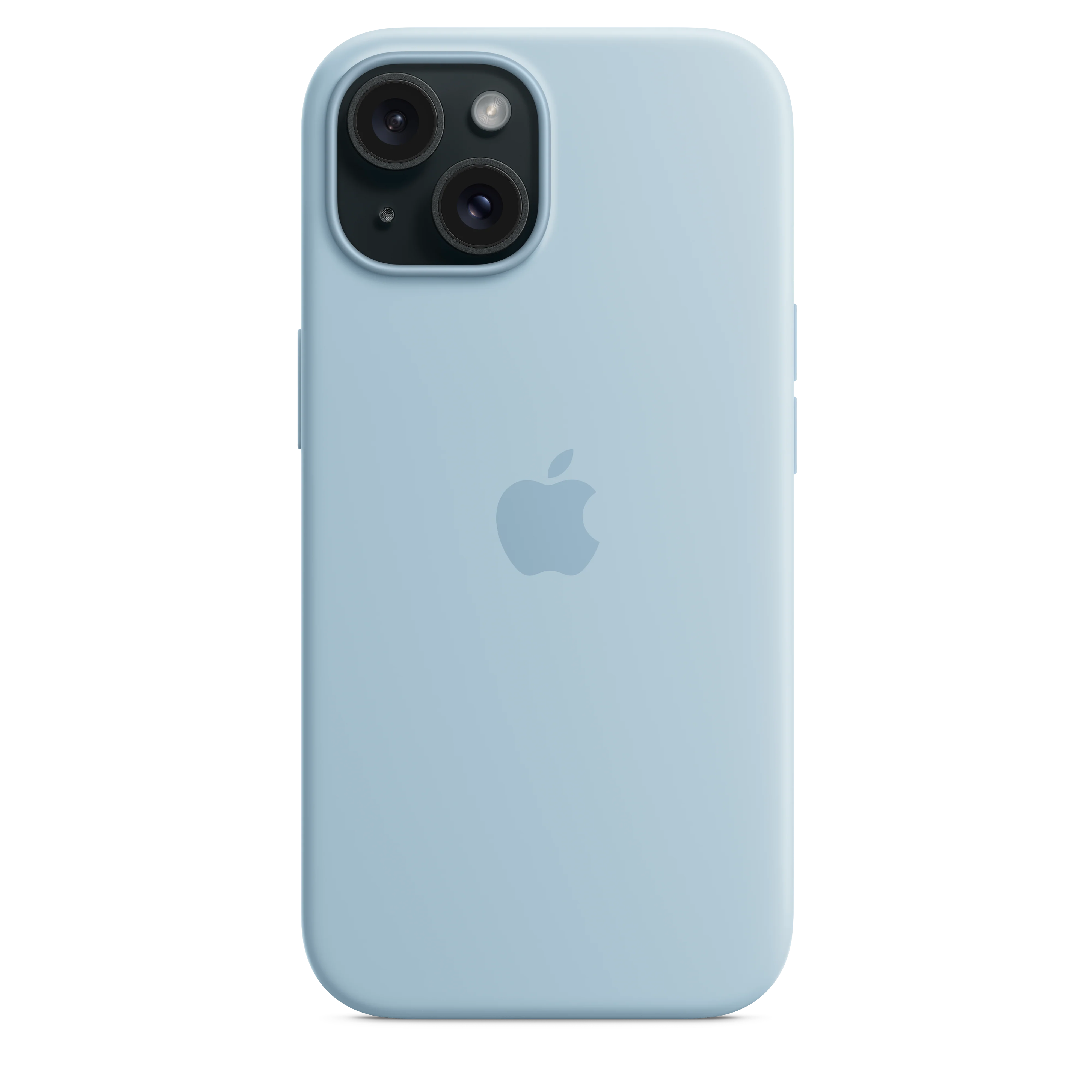 iPhone 15 Silicone Case with MagSafe - Light Blue - Image 5