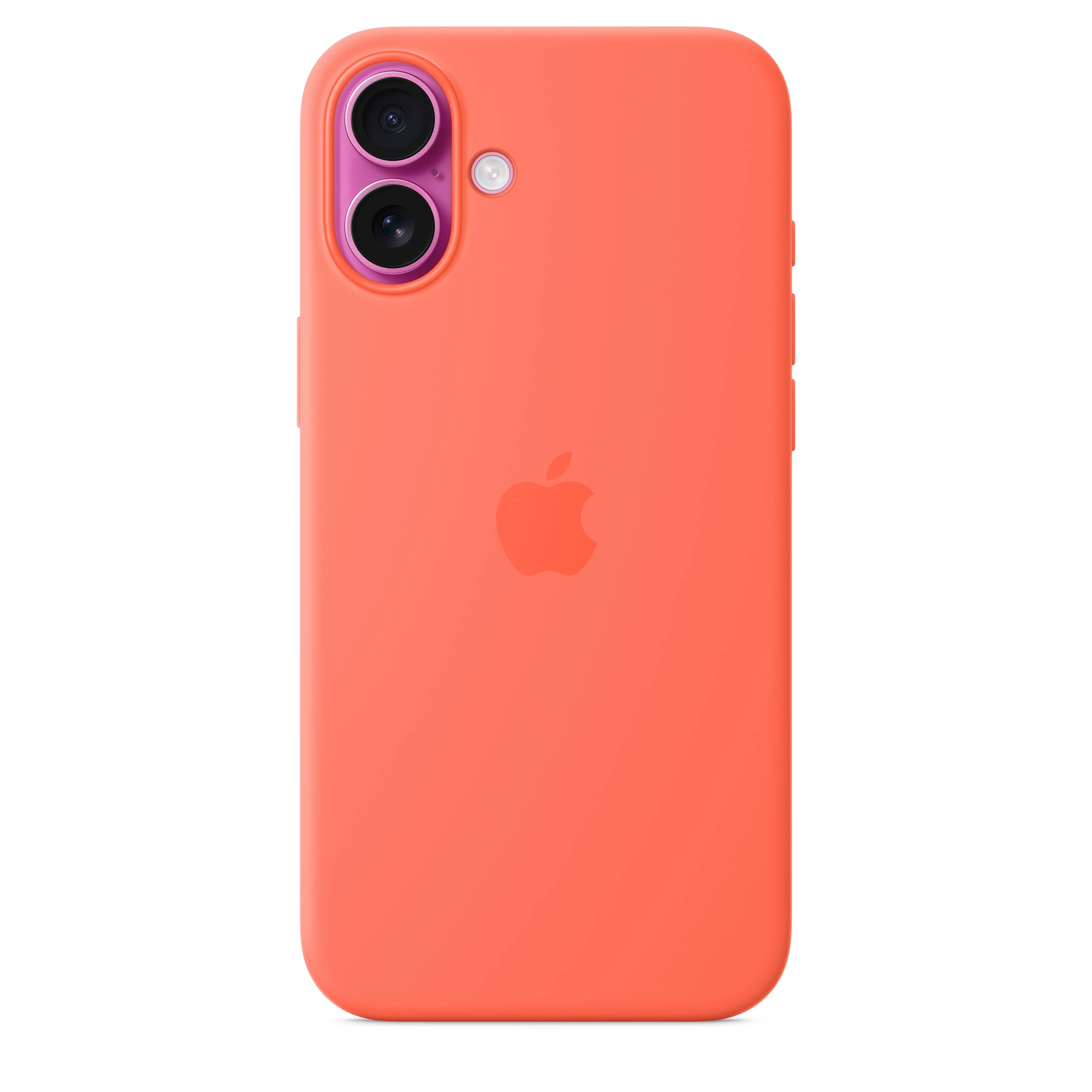 iPhone 16 Plus Silicone Case with MagSafe – Tangerine - Image 4