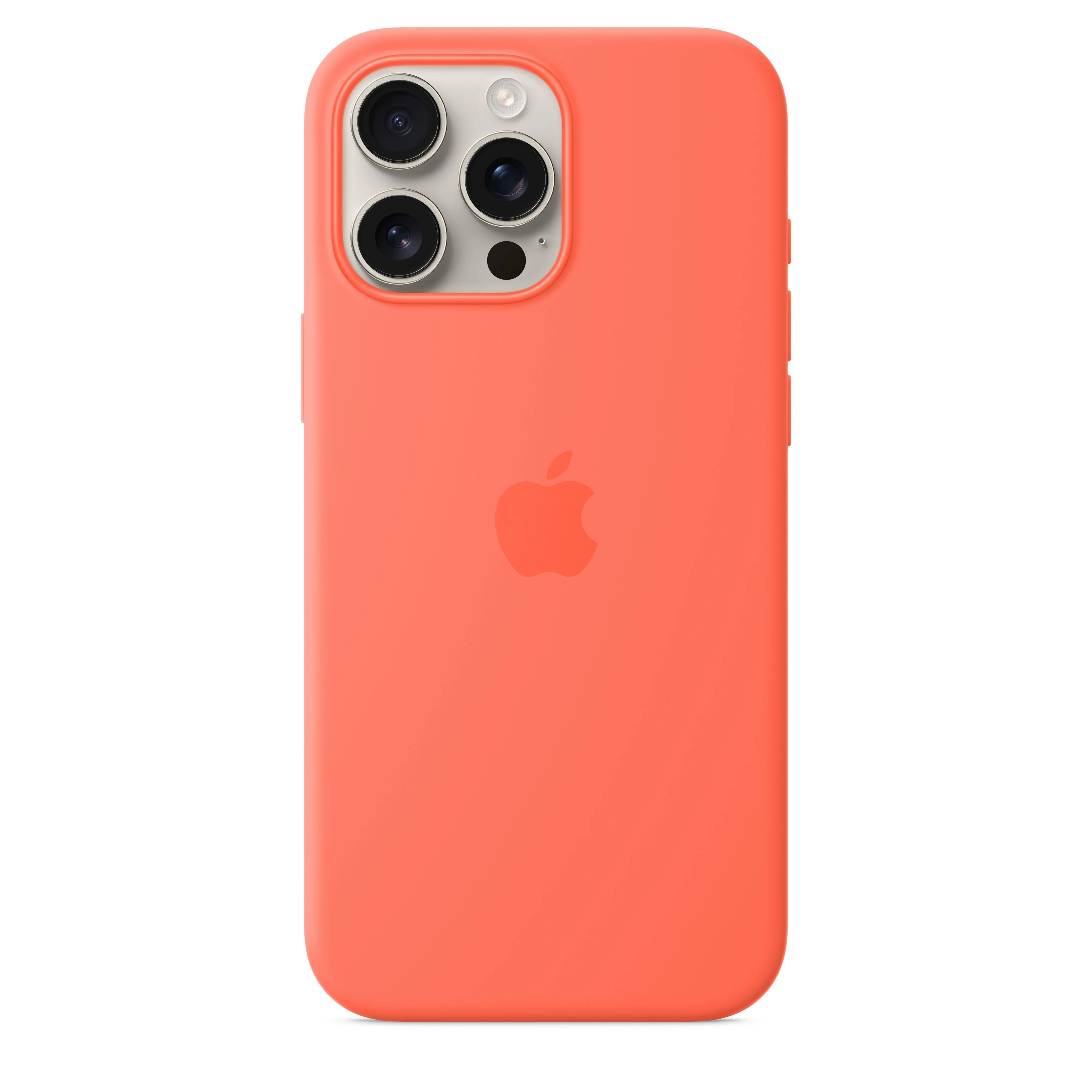 iPhone 16 Pro Max Silicone Case with MagSafe – Tangerine - Image 3