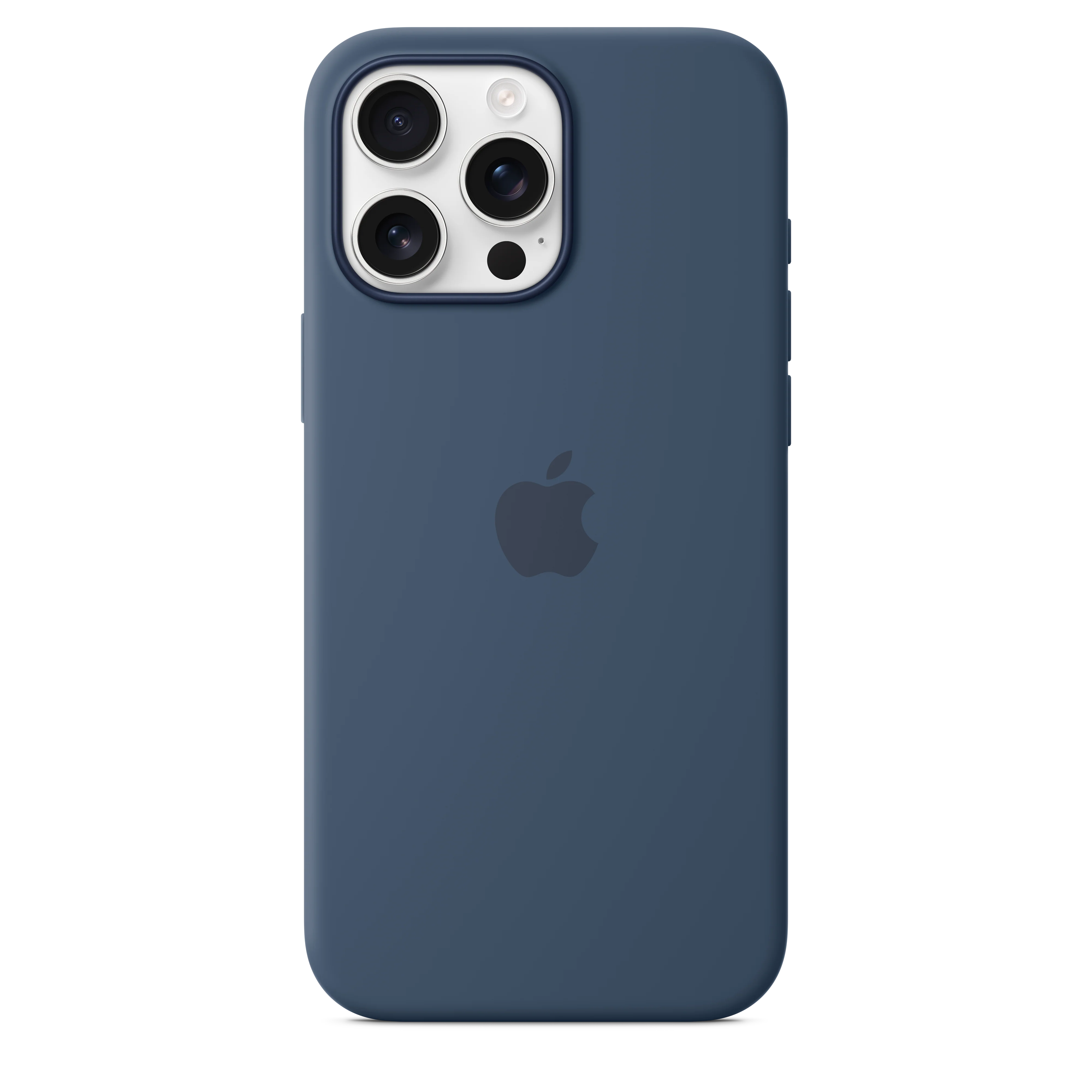iPhone 16 Pro Max Silicone Case with MagSafe - Denim - Image 3