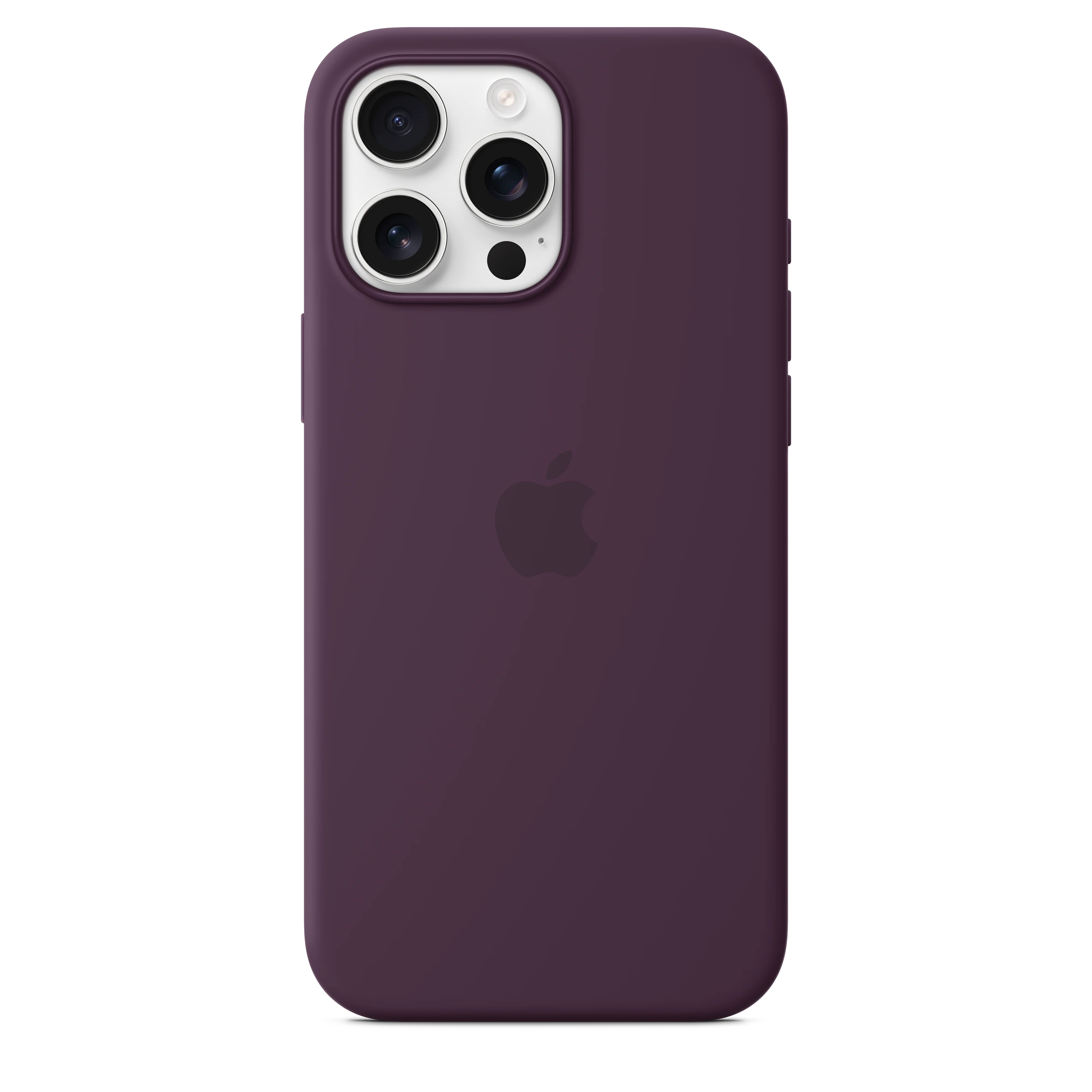 iPhone 16 Pro Max Silicone Case with MagSafe - Plum - Image 3