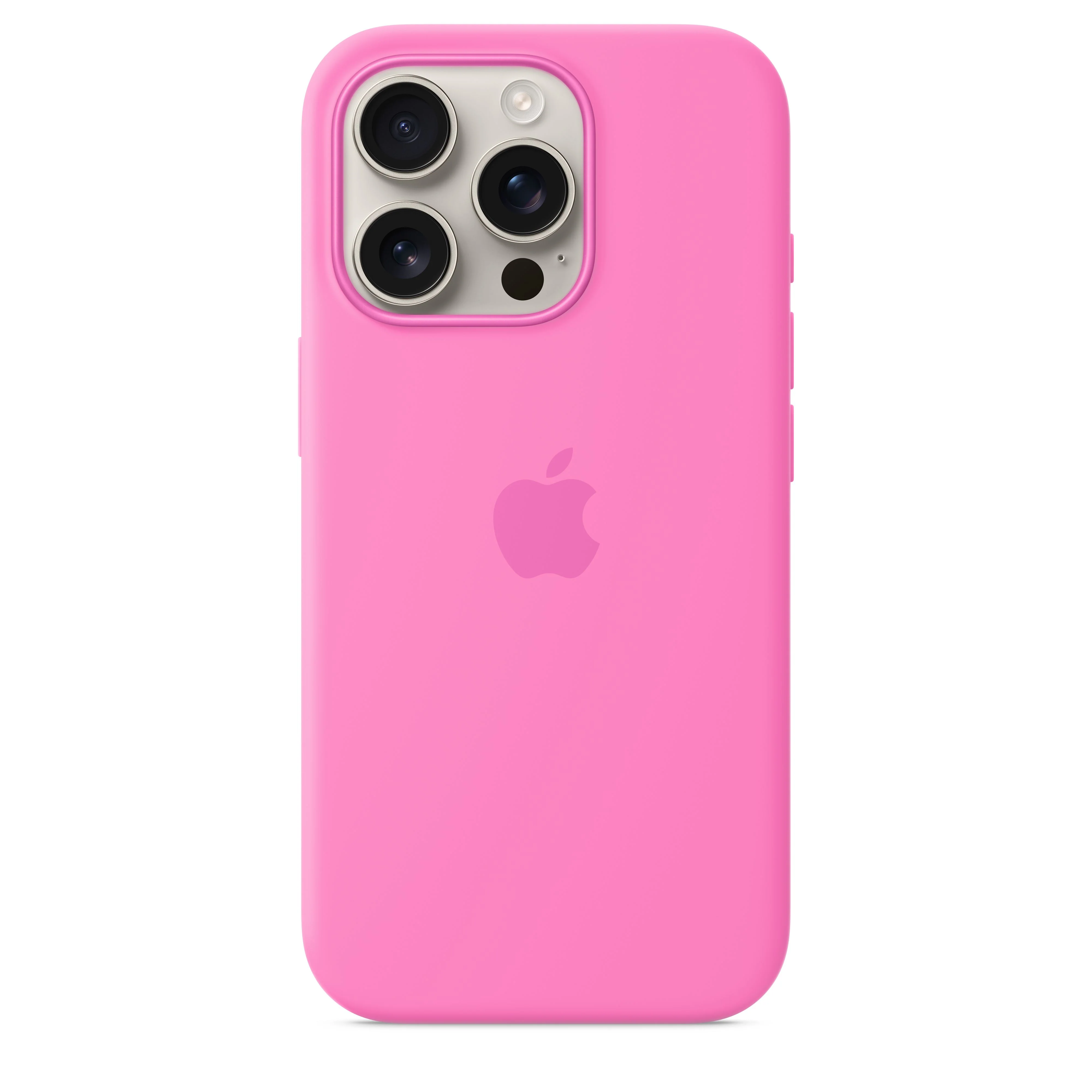 iPhone 16 Pro Silicone Case with MagSafe - Peony - Image 3