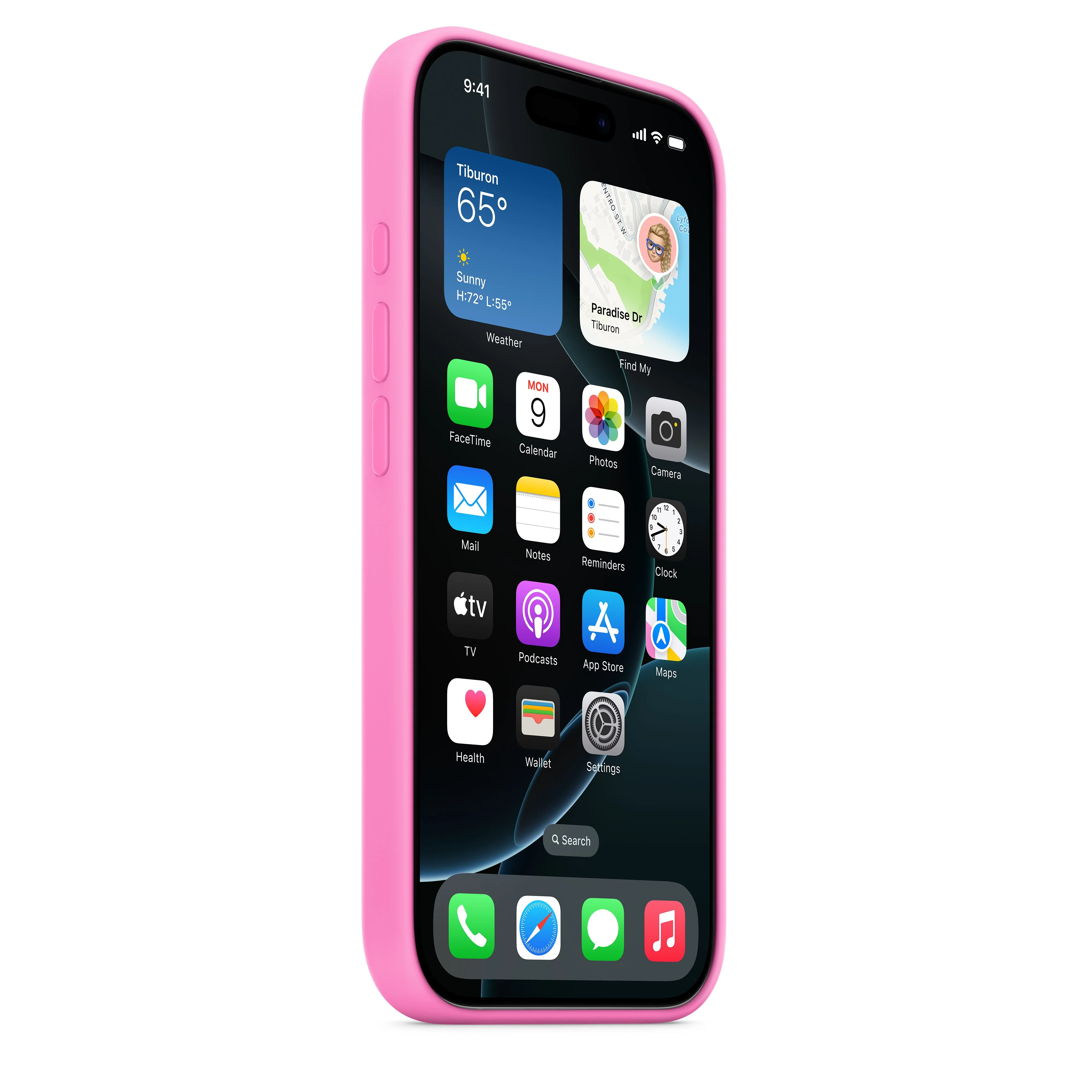 iPhone 16 Pro Silicone Case with MagSafe - Peony - Image 5