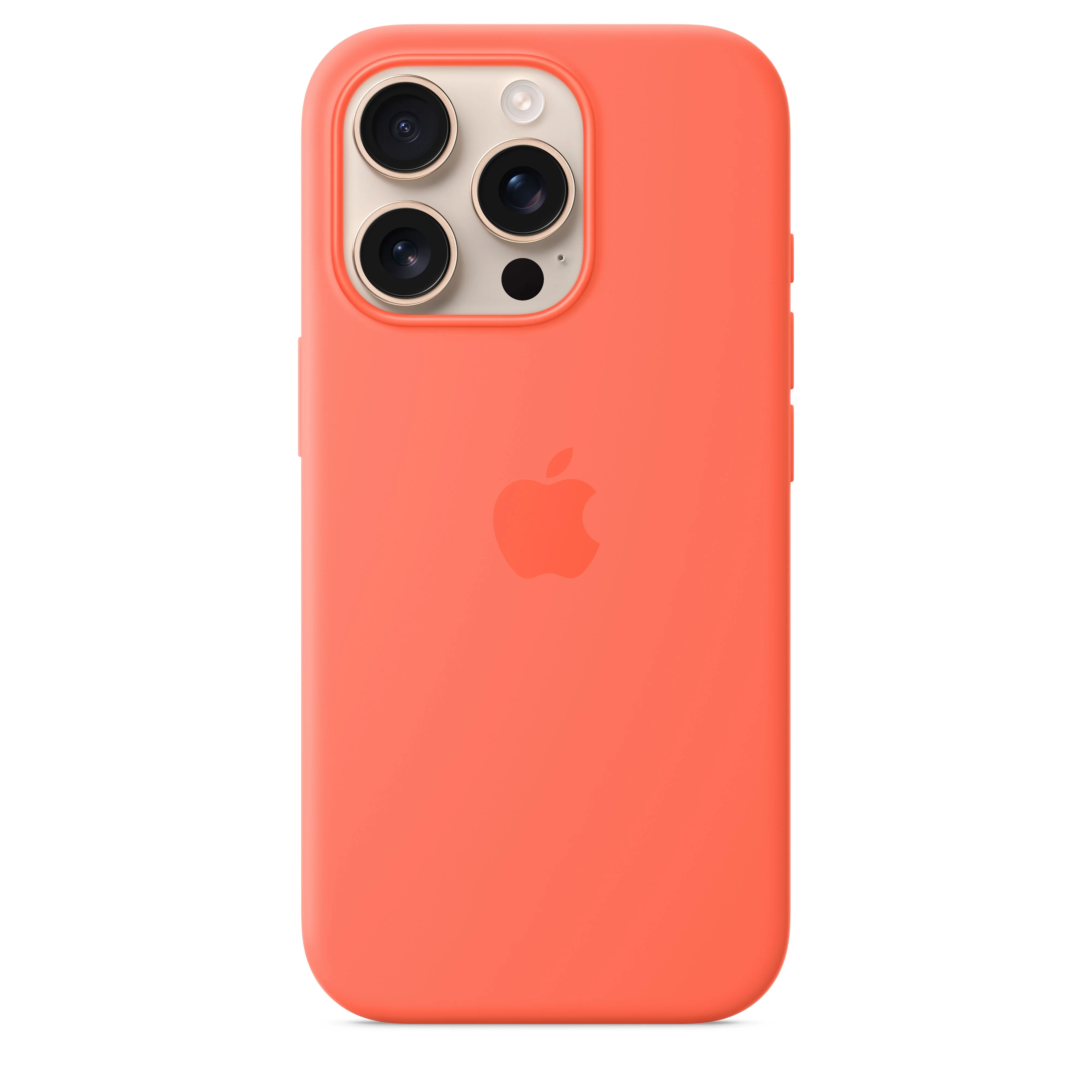 iPhone 16 Pro Silicone Case with MagSafe - Tangerine - Image 2