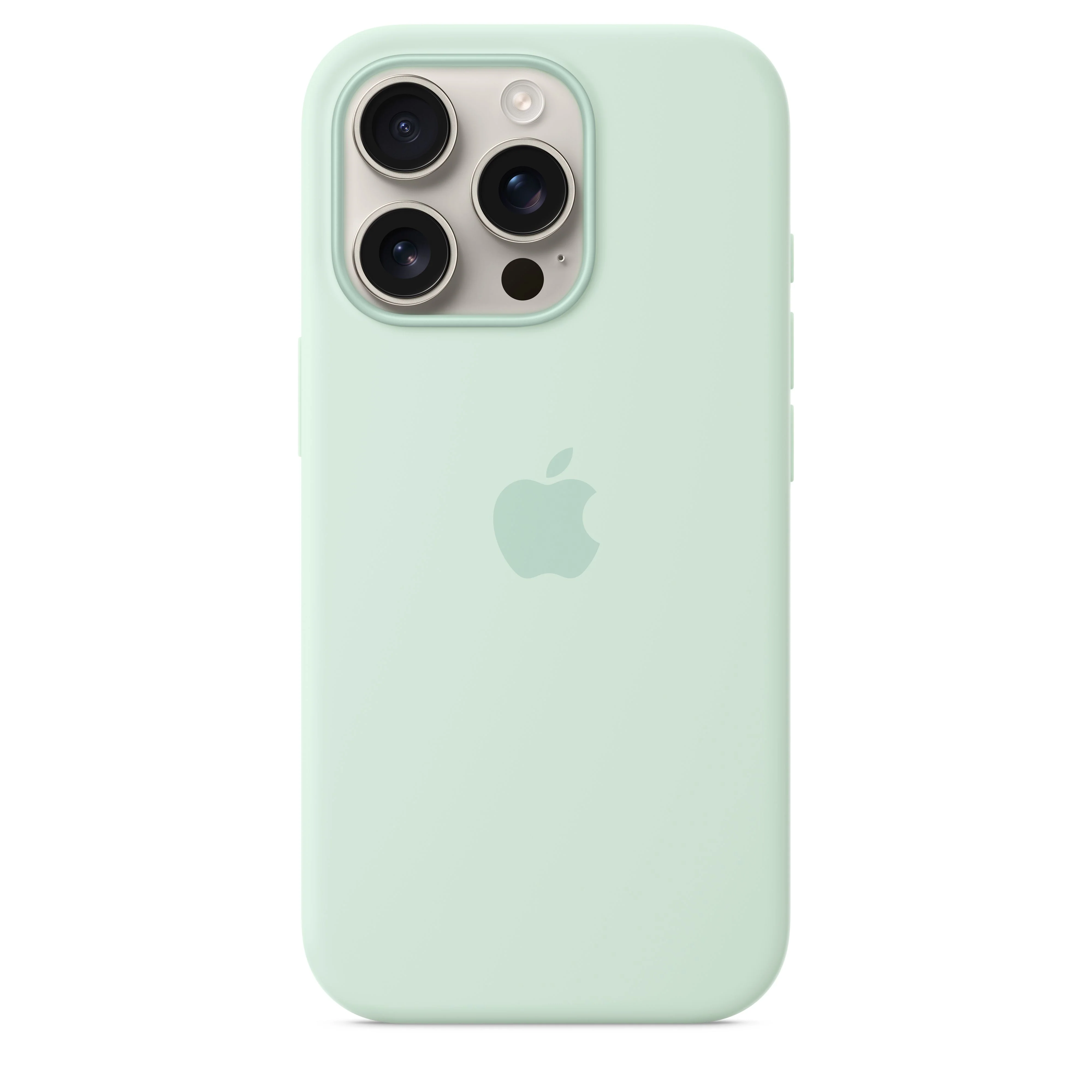iPhone 16 Pro Silicone Case with MagSafe - Aquamarine - Image 3