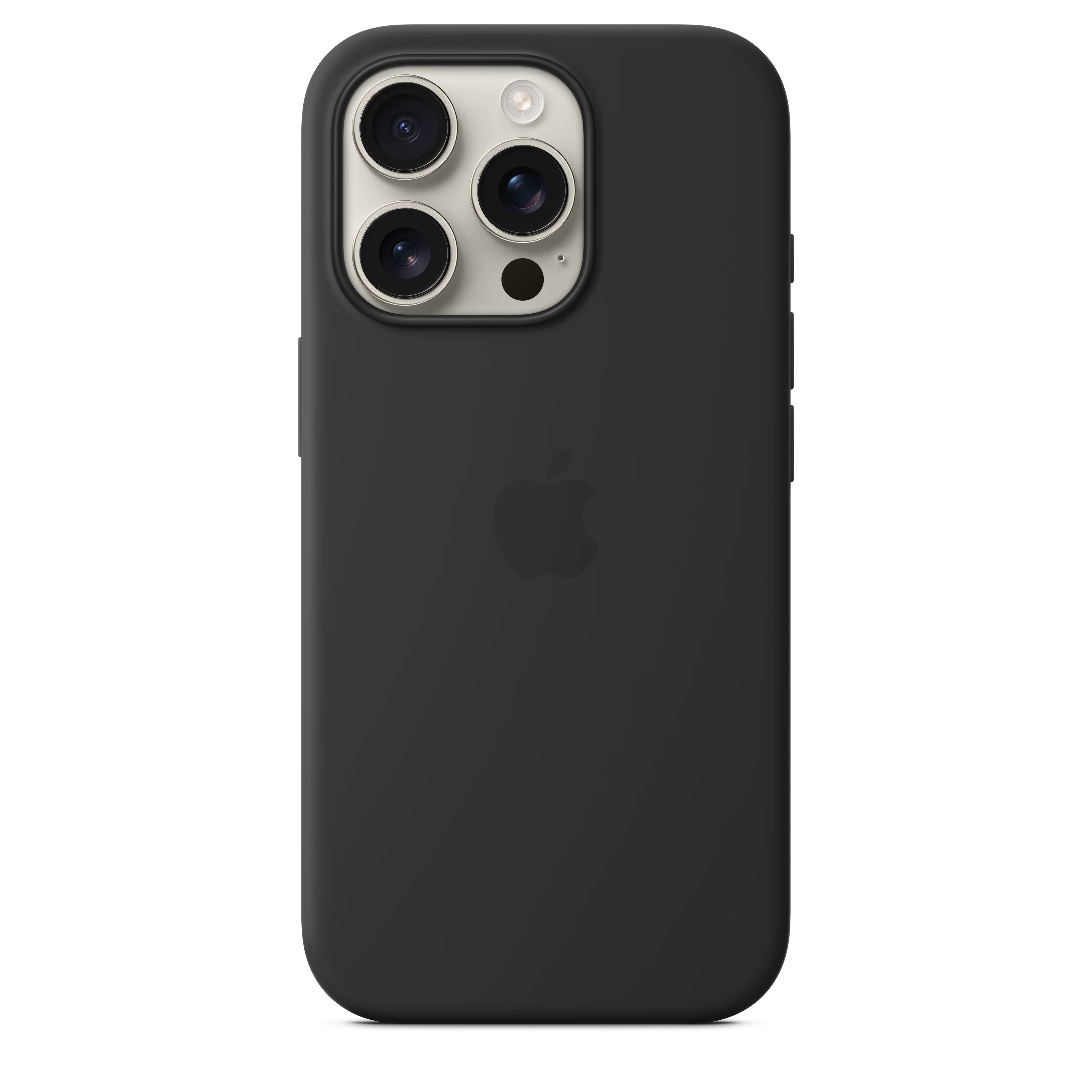 iPhone 16 Pro Silicone Case with MagSafe - Black - Image 2