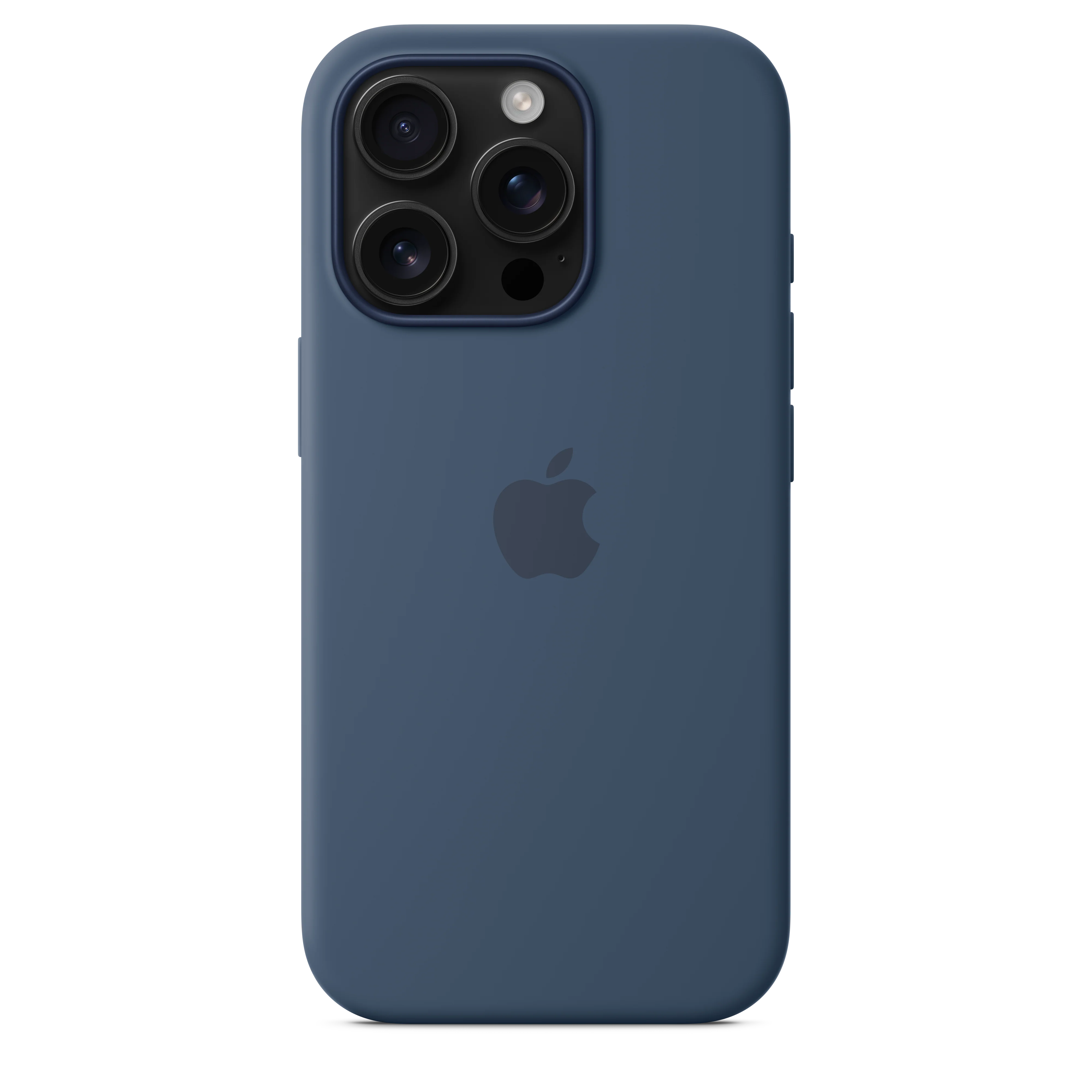 iPhone 16 Pro Silicone Case with MagSafe - Denim - Image 4