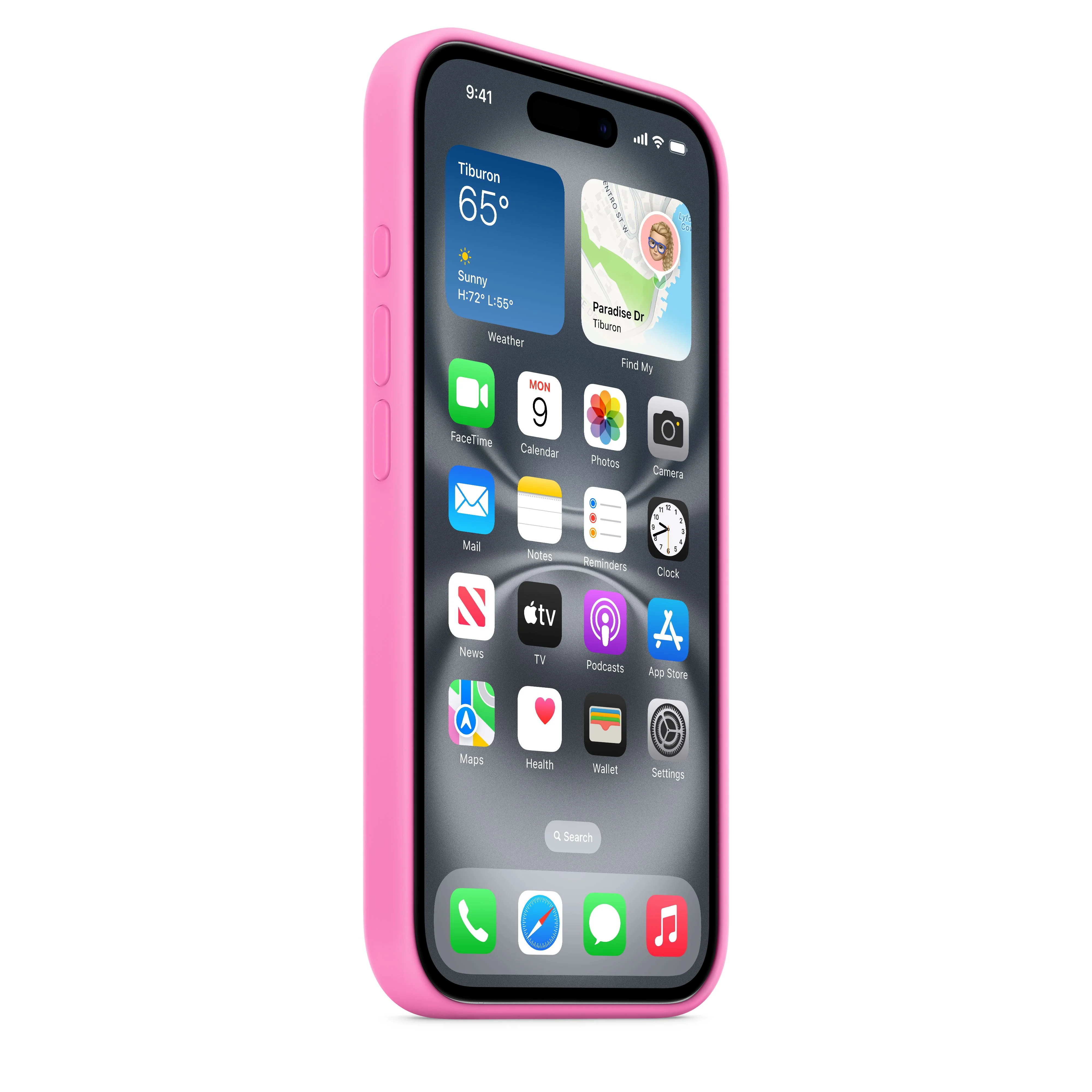 iPhone 16 Silicone Case with MagSafe – Peony - Image 6