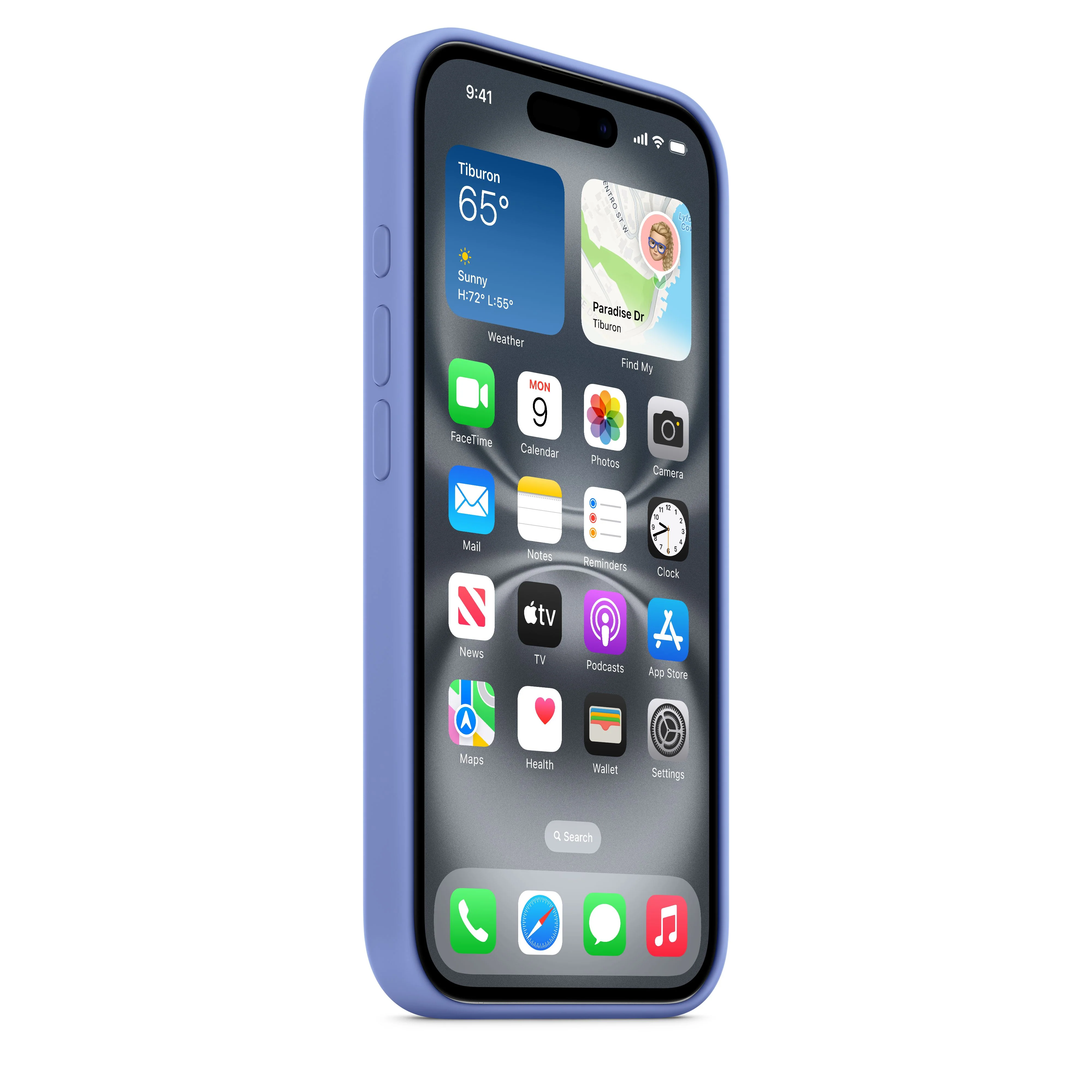 iPhone 16 Silicone Case with MagSafe – Periwinkle - Image 6