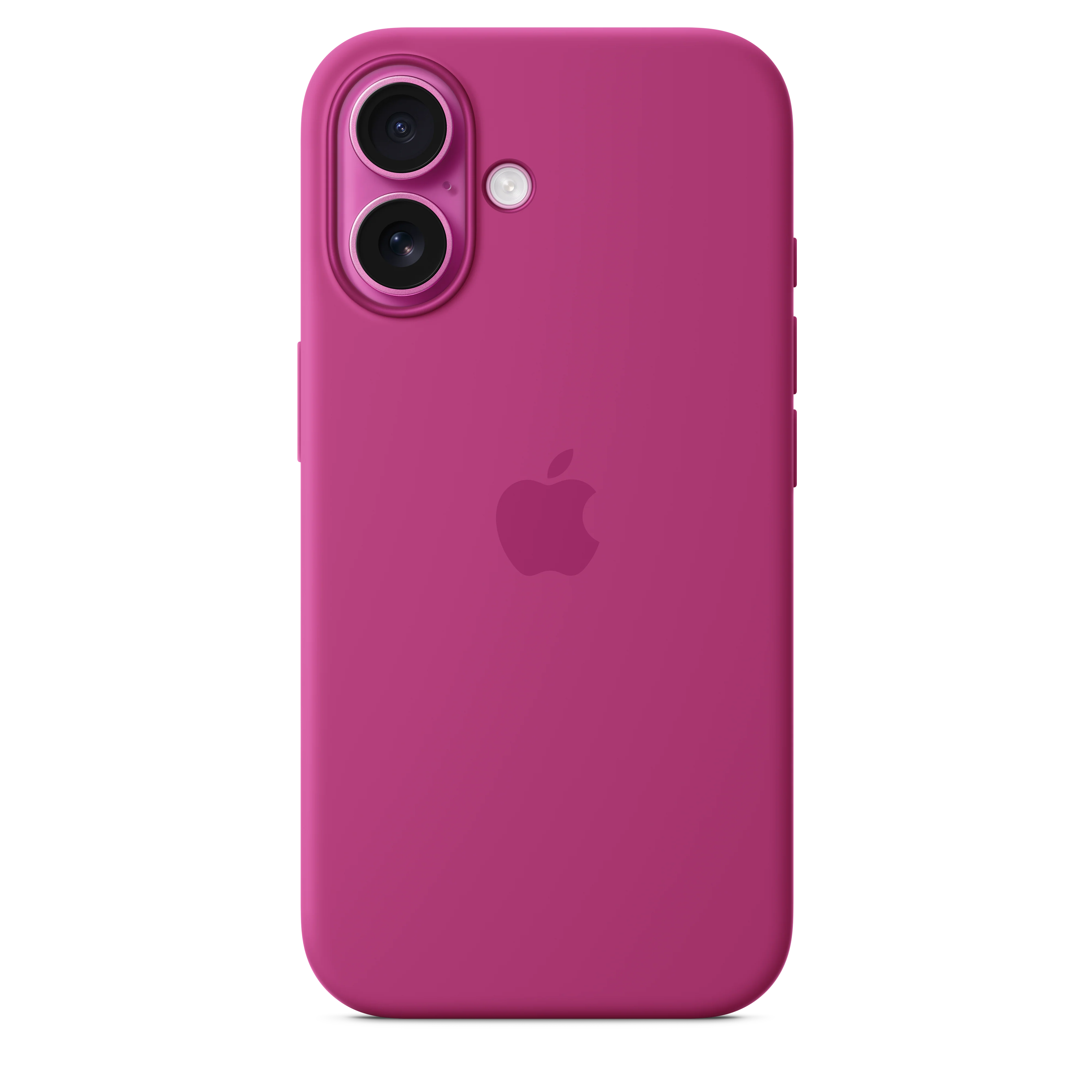 iPhone 16 Silicone Case with MagSafe - Fuchsia - Image 3