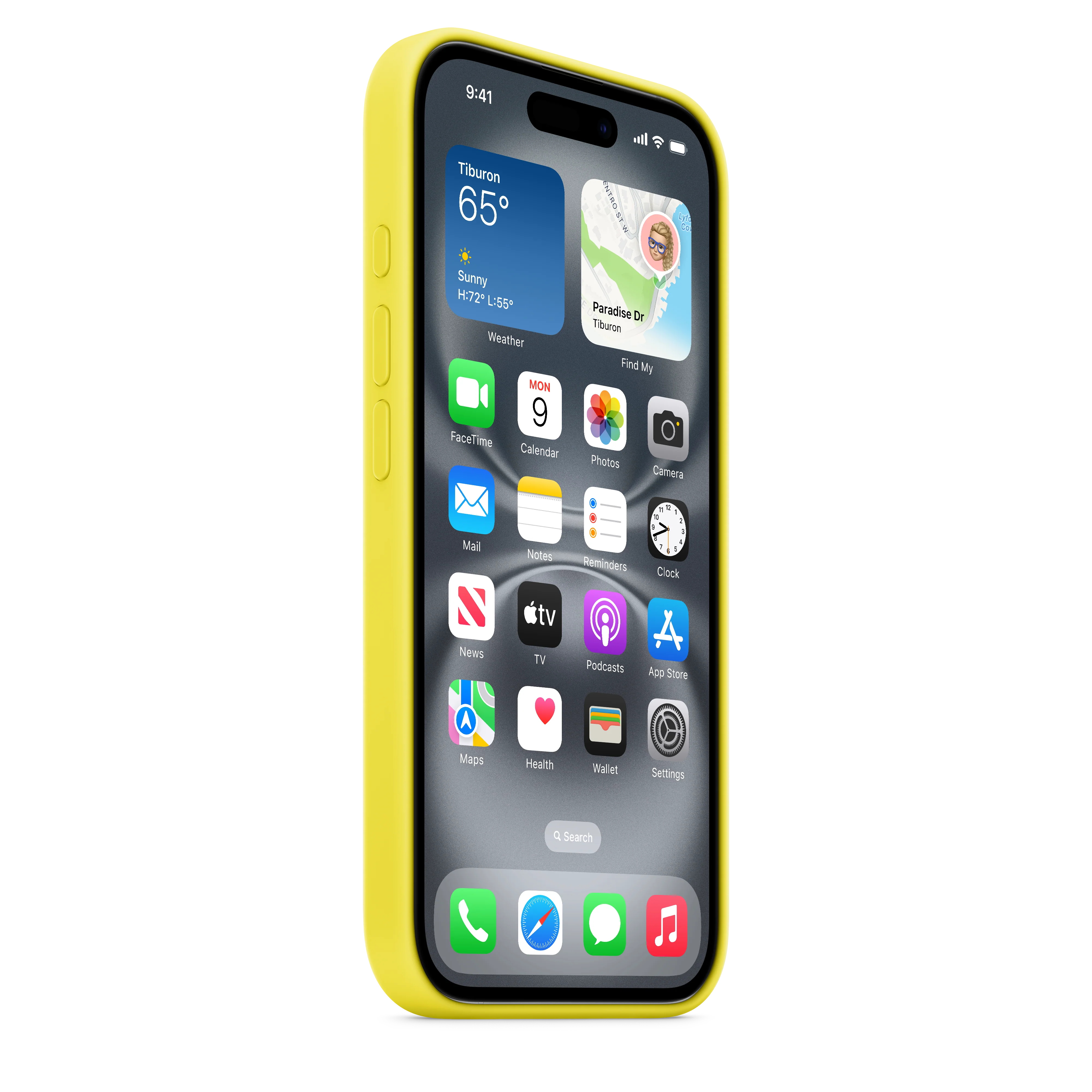 iPhone 16 Silicone Case with MagSafe - Star Fruit - Image 5