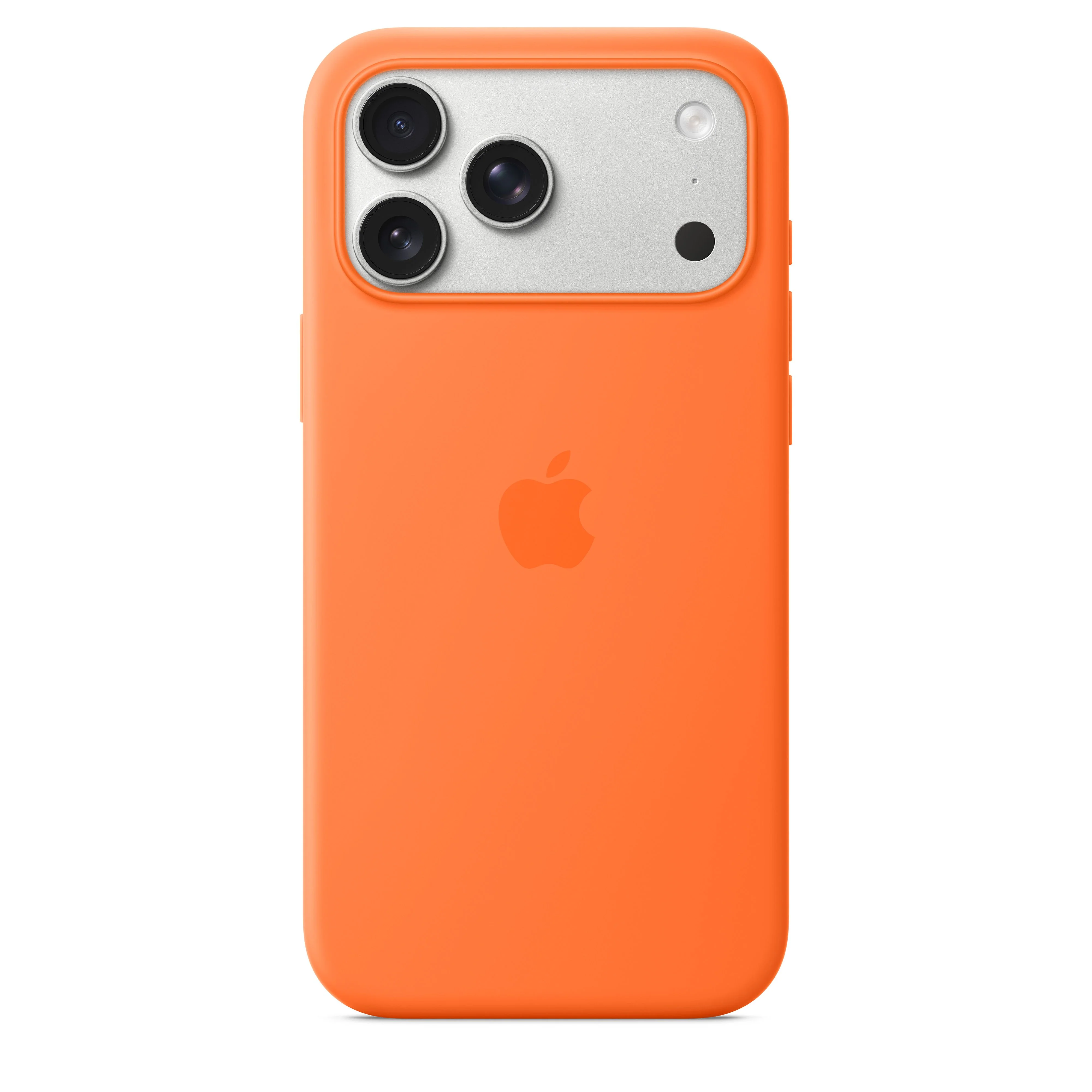 iPhone 17 Pro Max Silicone Case with MagSafe – Orange - Image 2