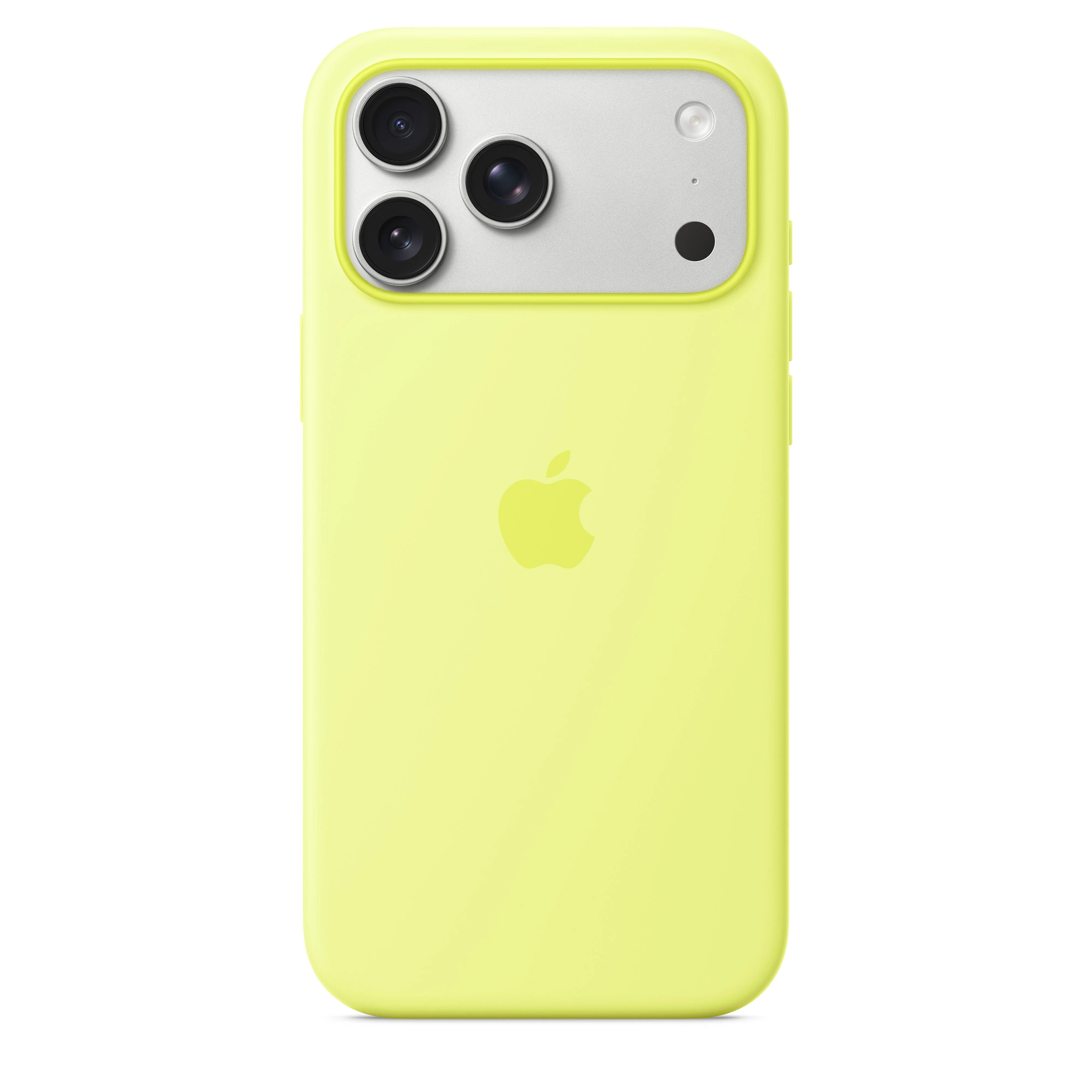 iPhone 17 Pro Max Silicone Case with MagSafe – Neon Yellow - Image 2